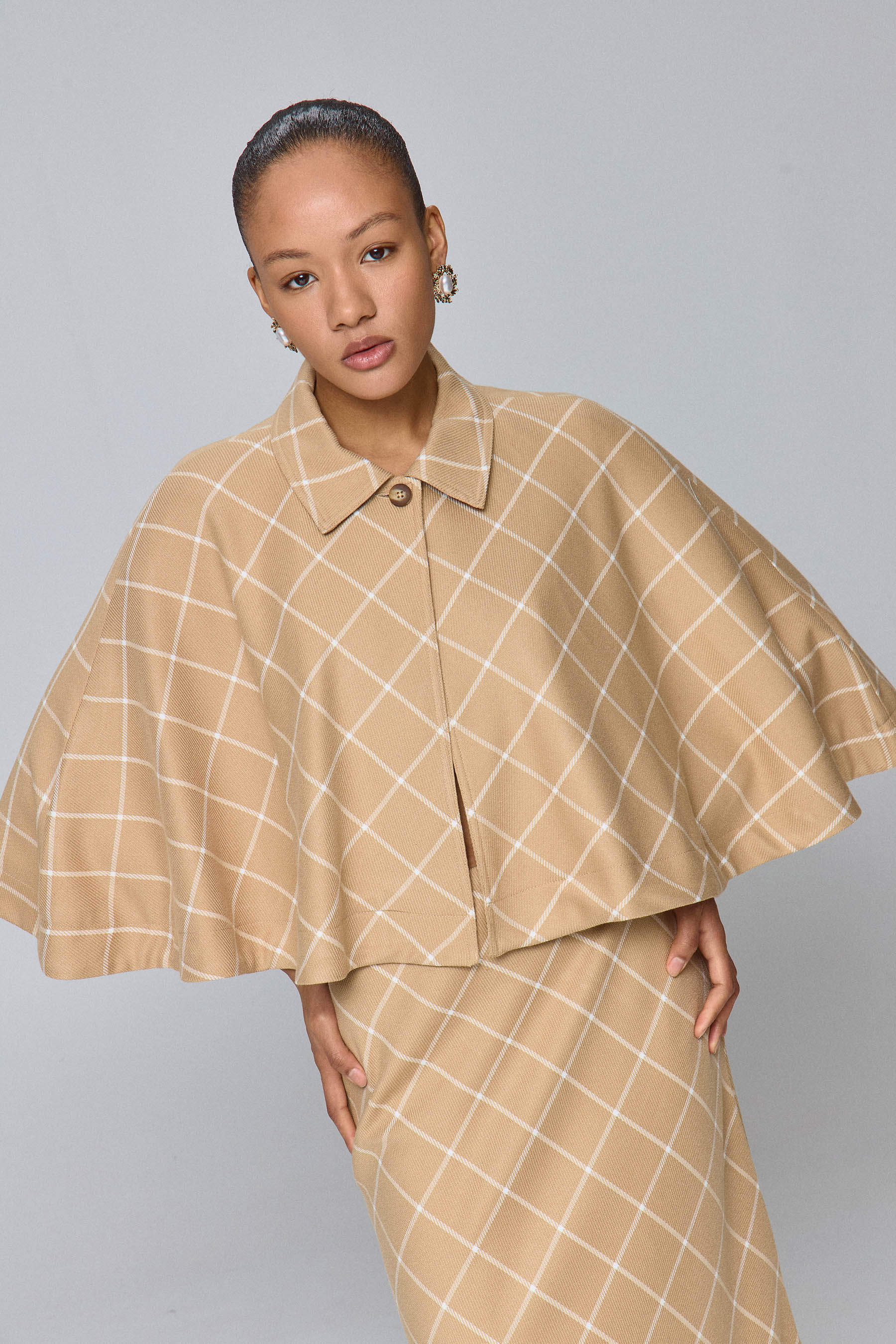 שכמיית משובצת סט