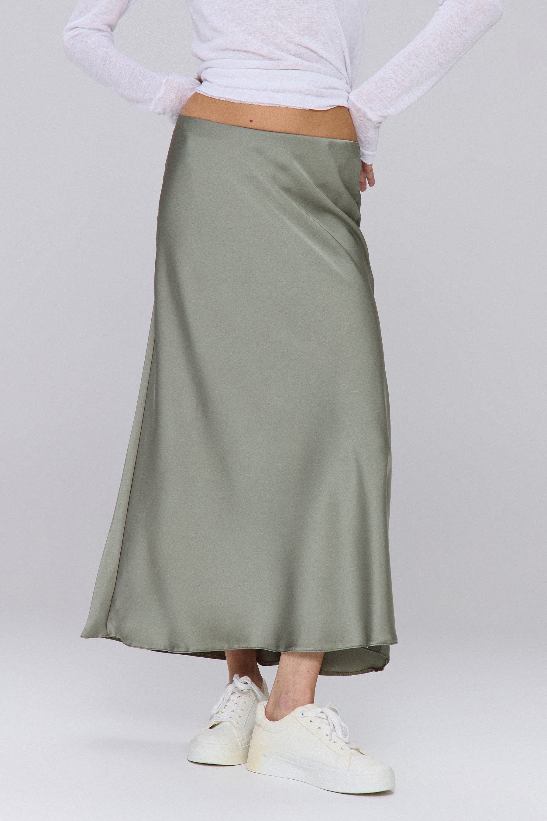 חצאית מקסי עם גומי