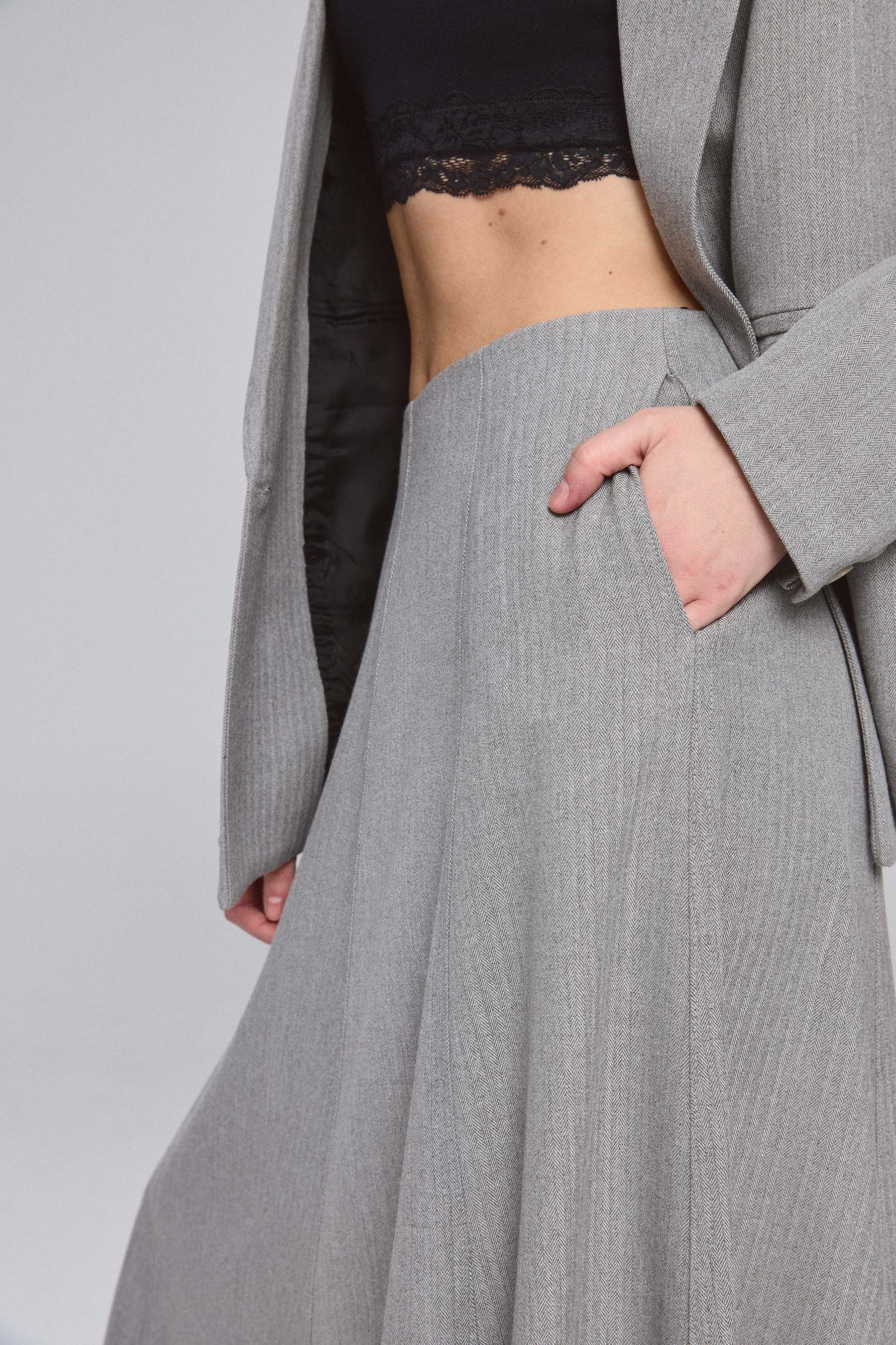 חצאית חתכים סט