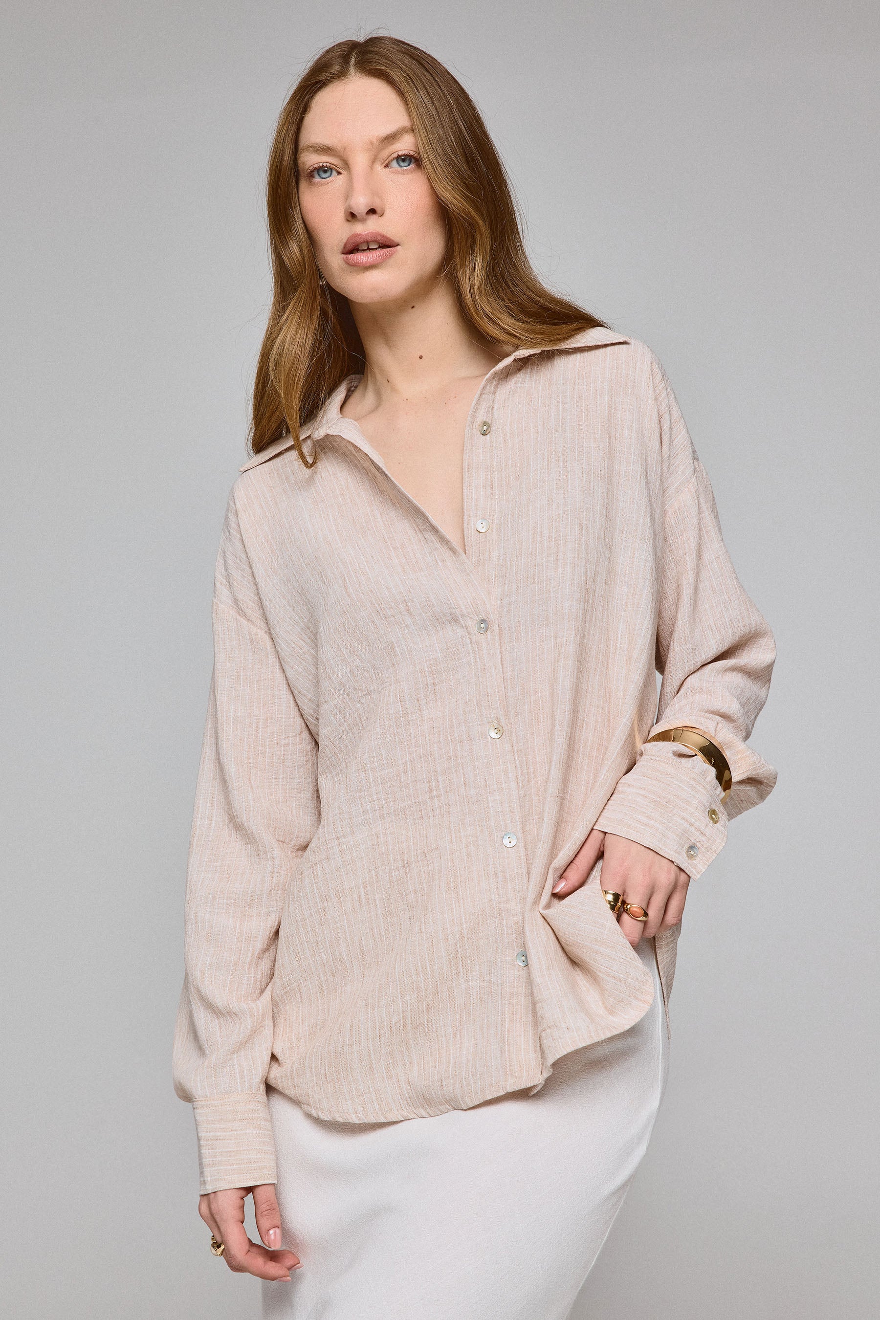 חולצת נטורל פסים ניו