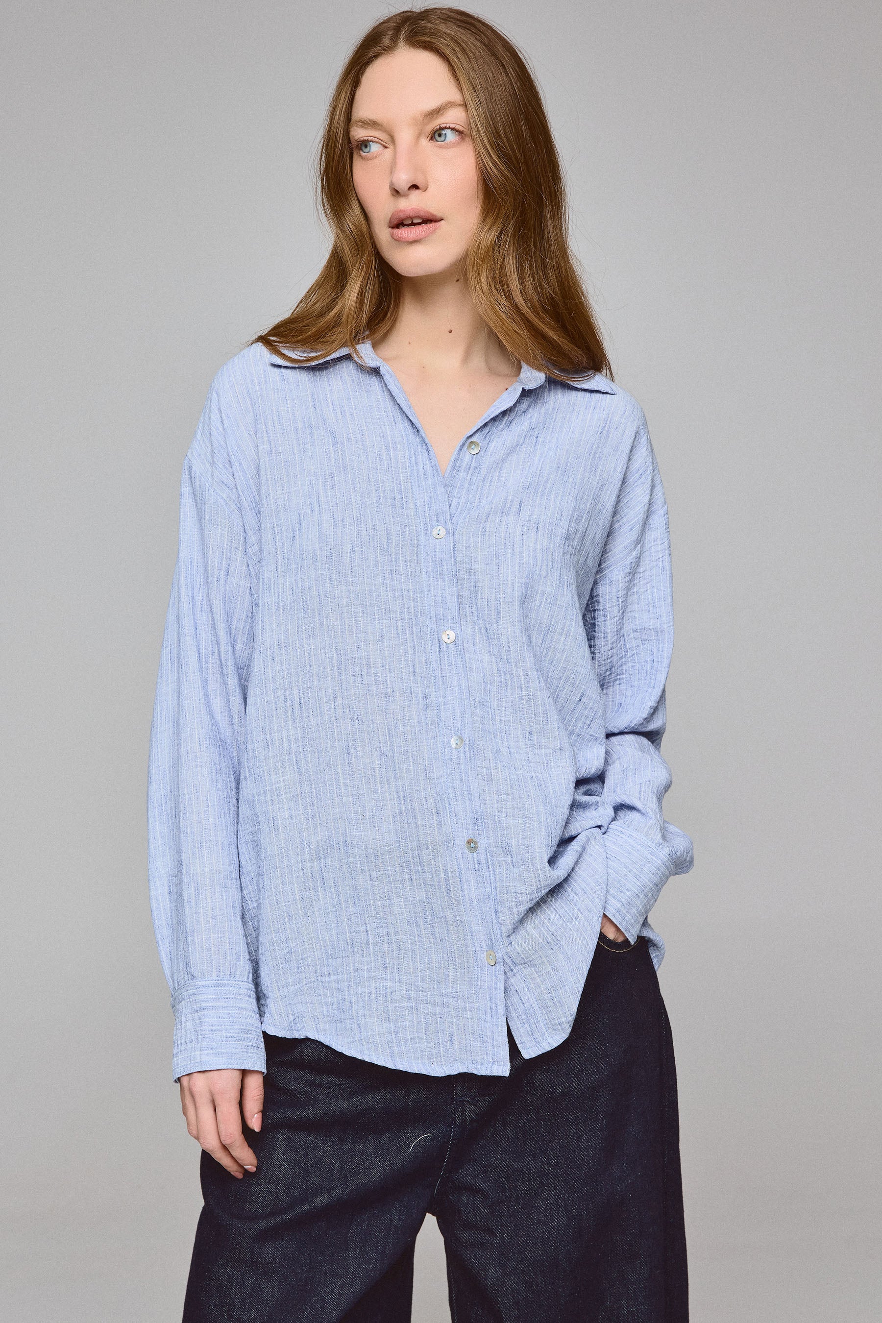 חולצת נטורל פסים ניו