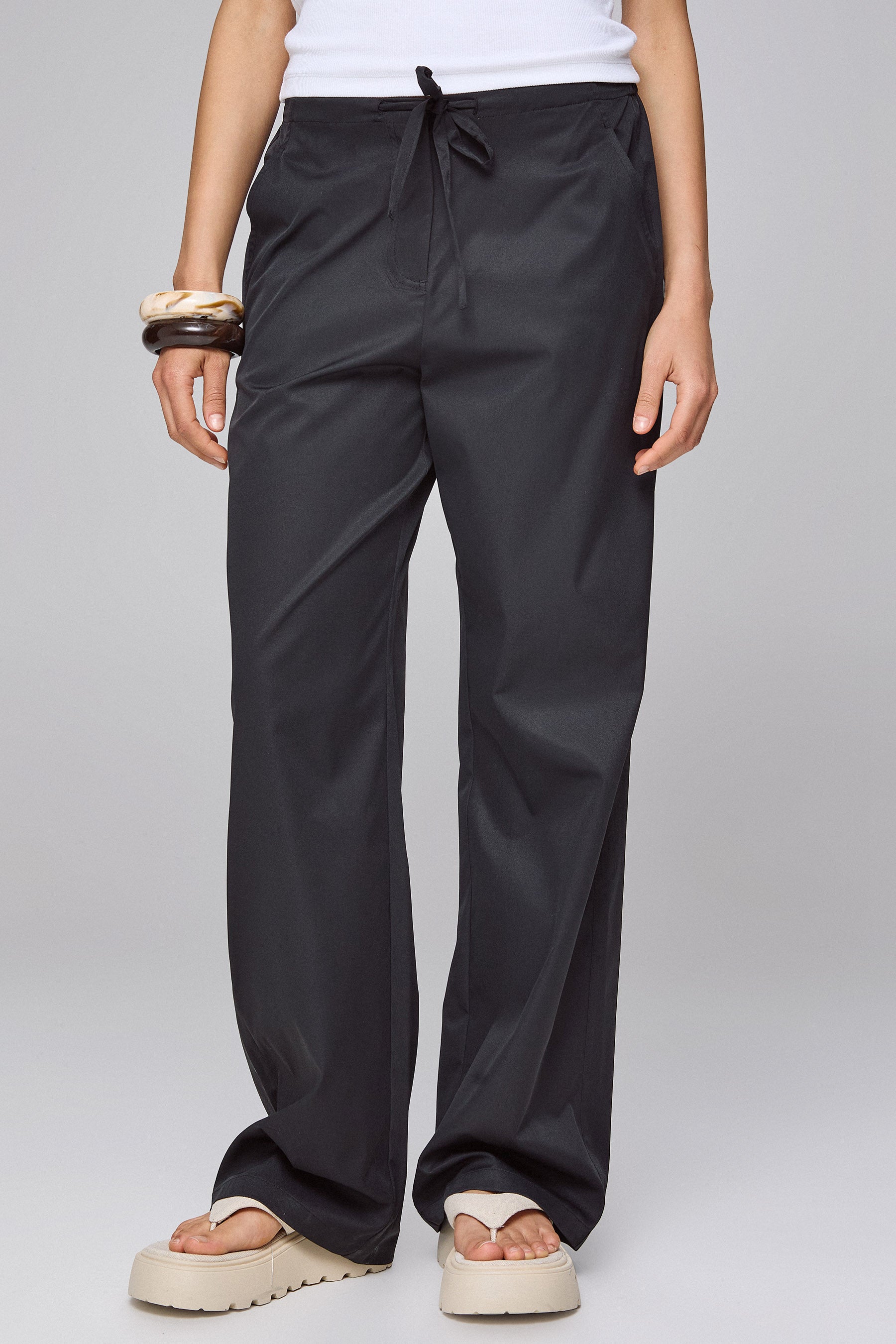 מכנסי פרשוט משי