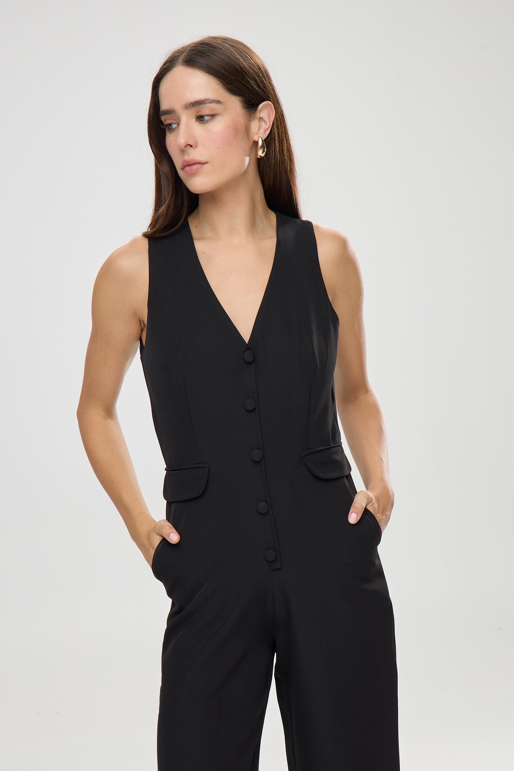 אוברול עם כפתורים