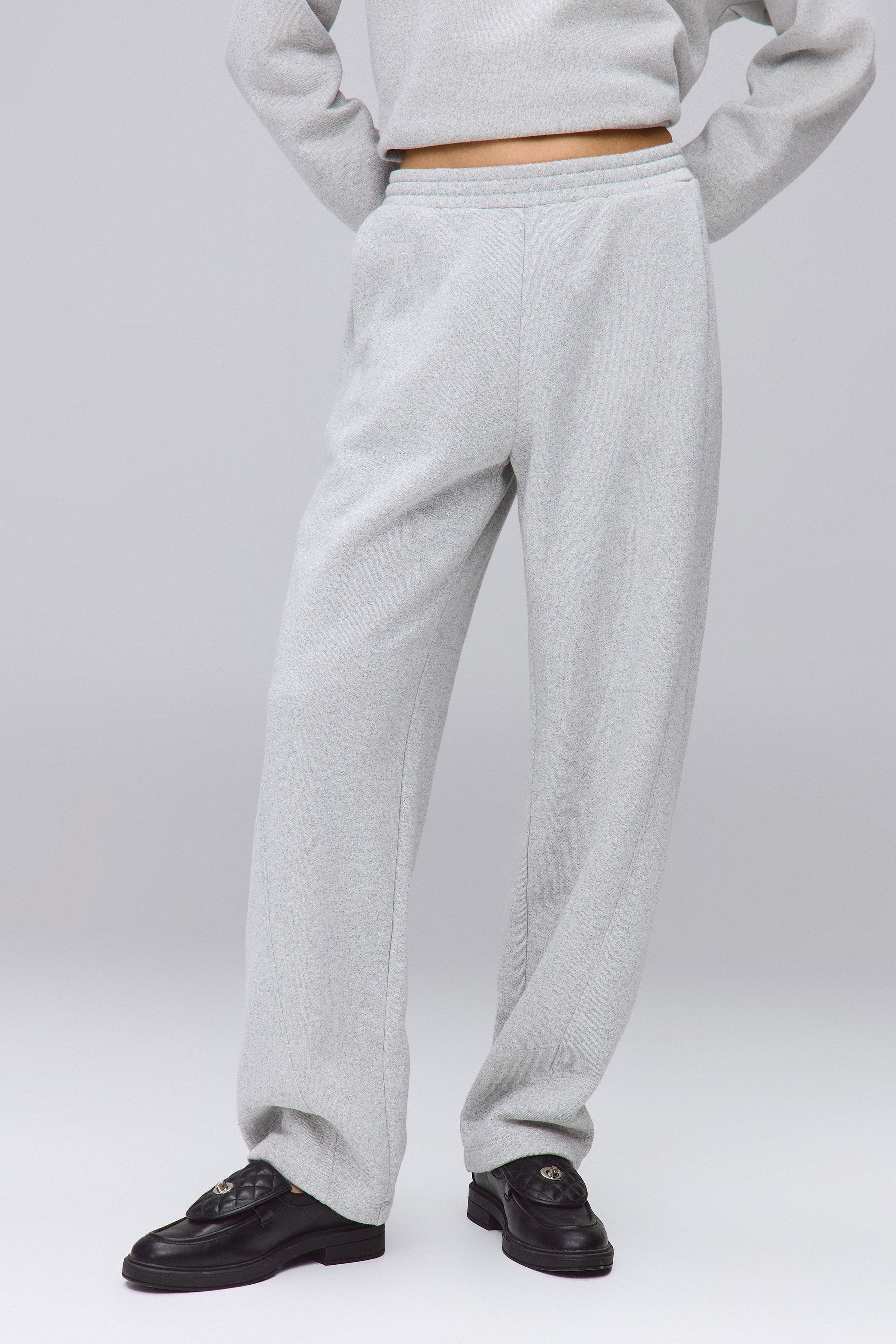 מכנס בד מנצנץ סט