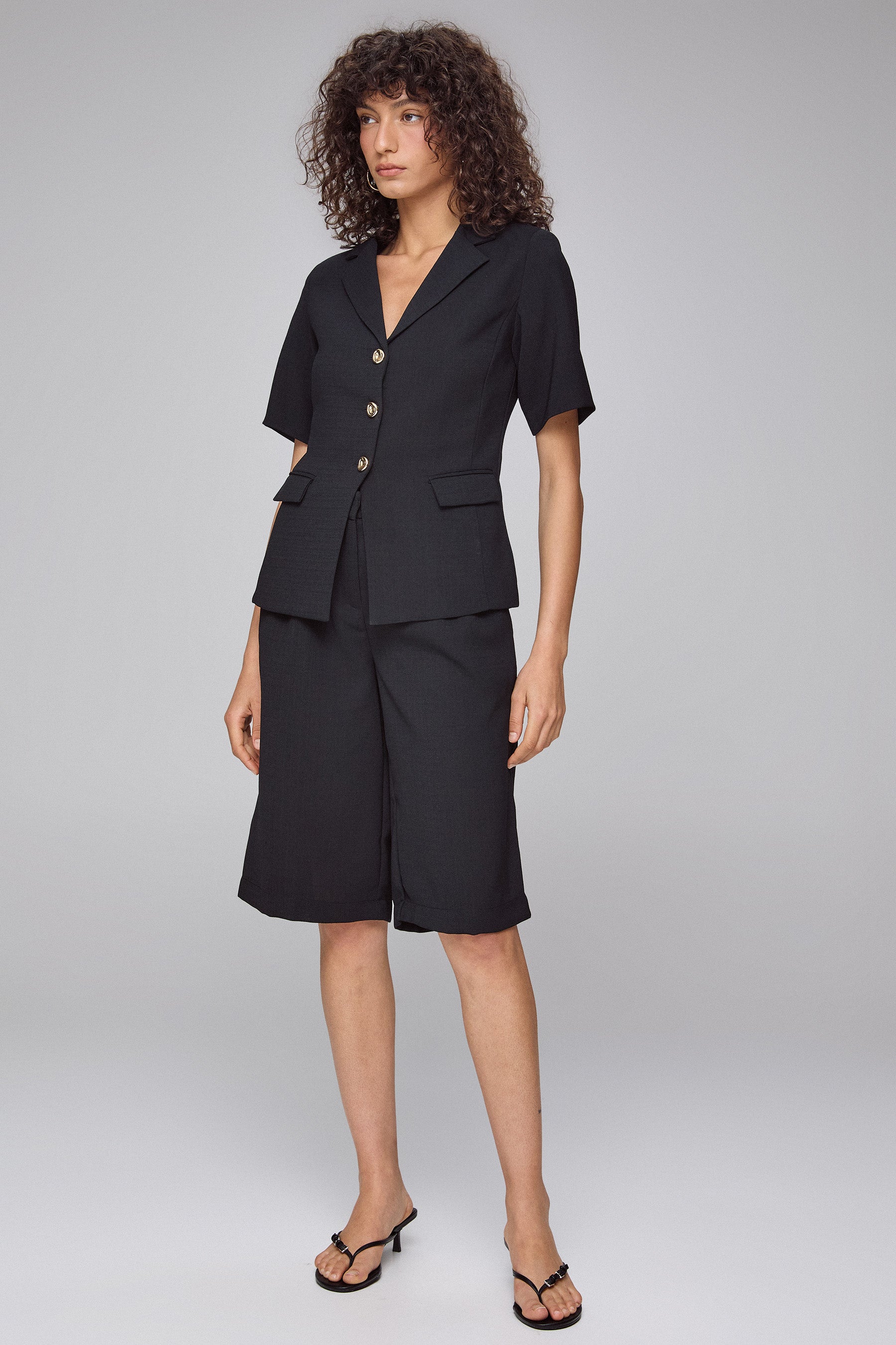 ג'קט רייס כפתור זהב