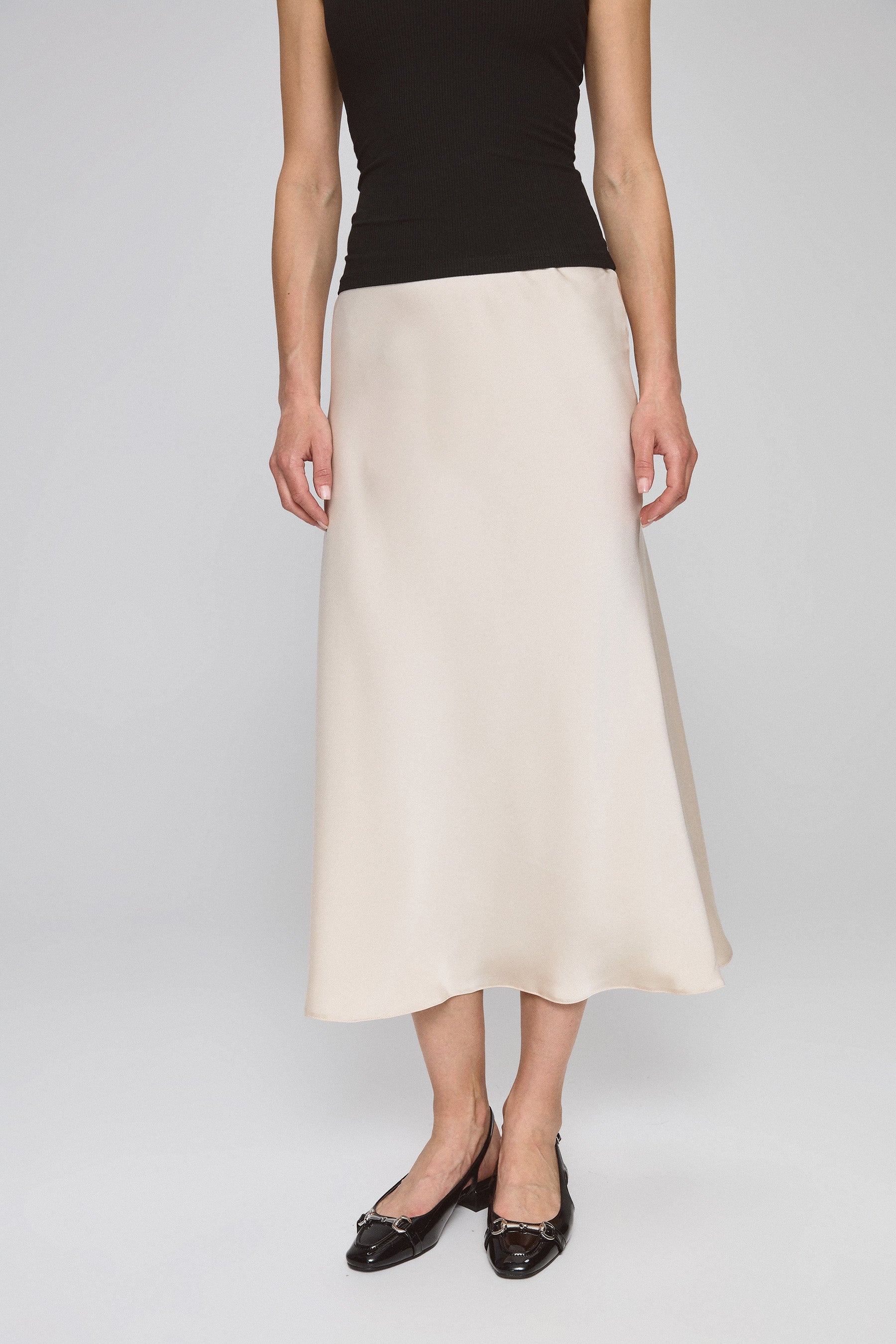 חצאית מקסי עם גומי