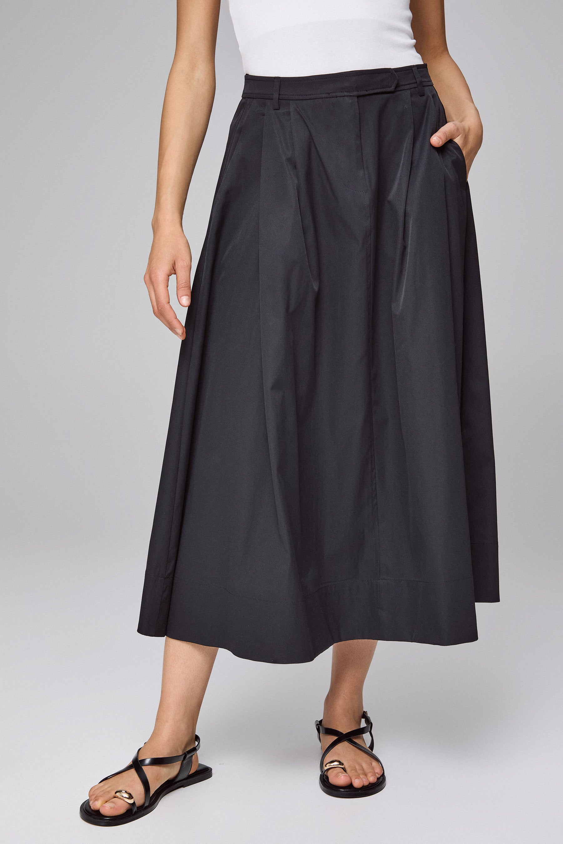 חצאית פרשוט מישל כיסים