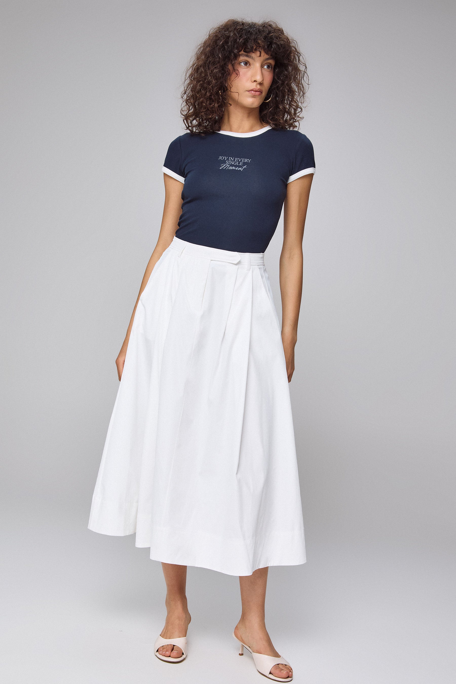 חצאית פרשוט מישל כיסים