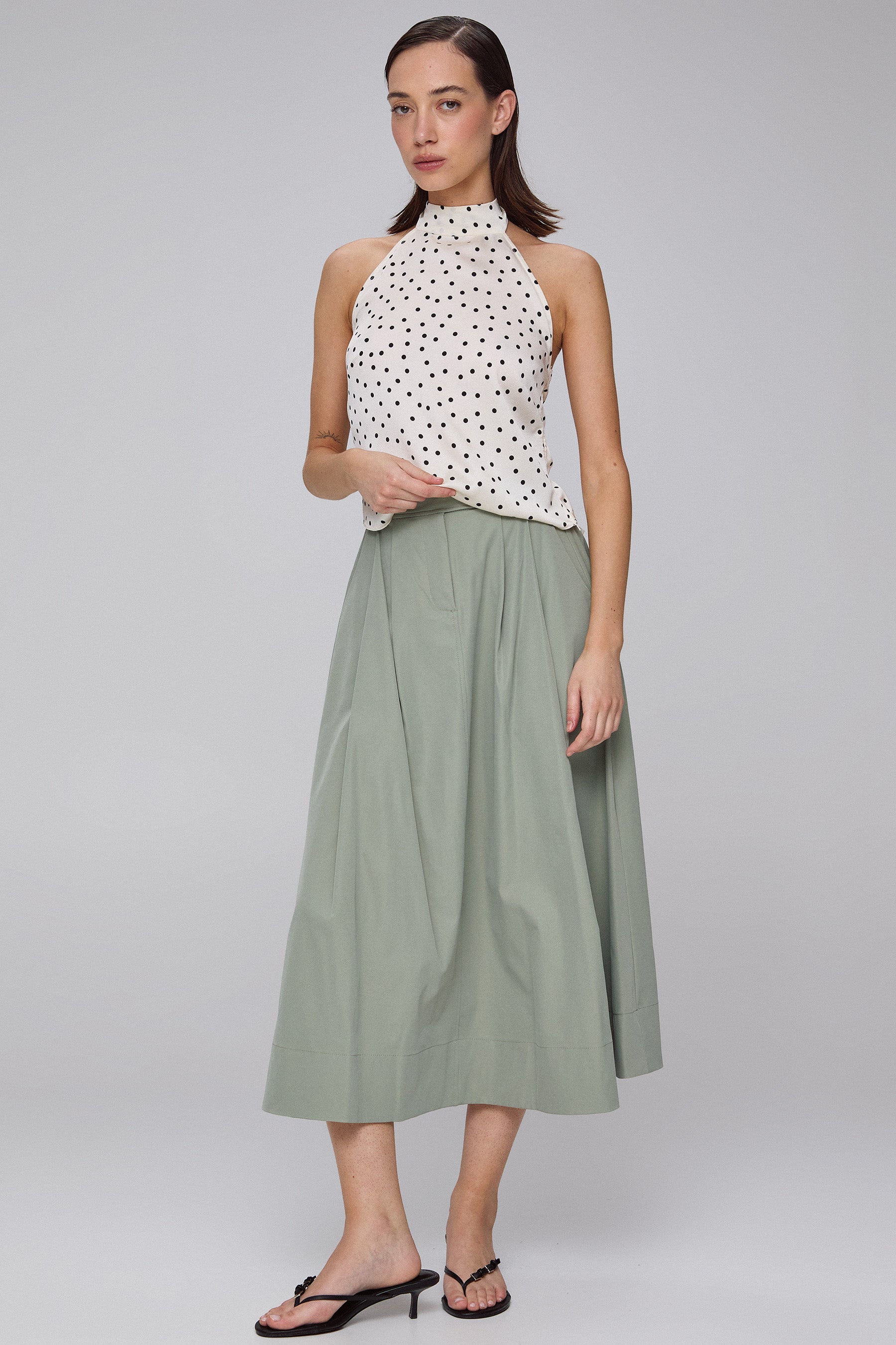 חצאית פרשוט מישל כיסים