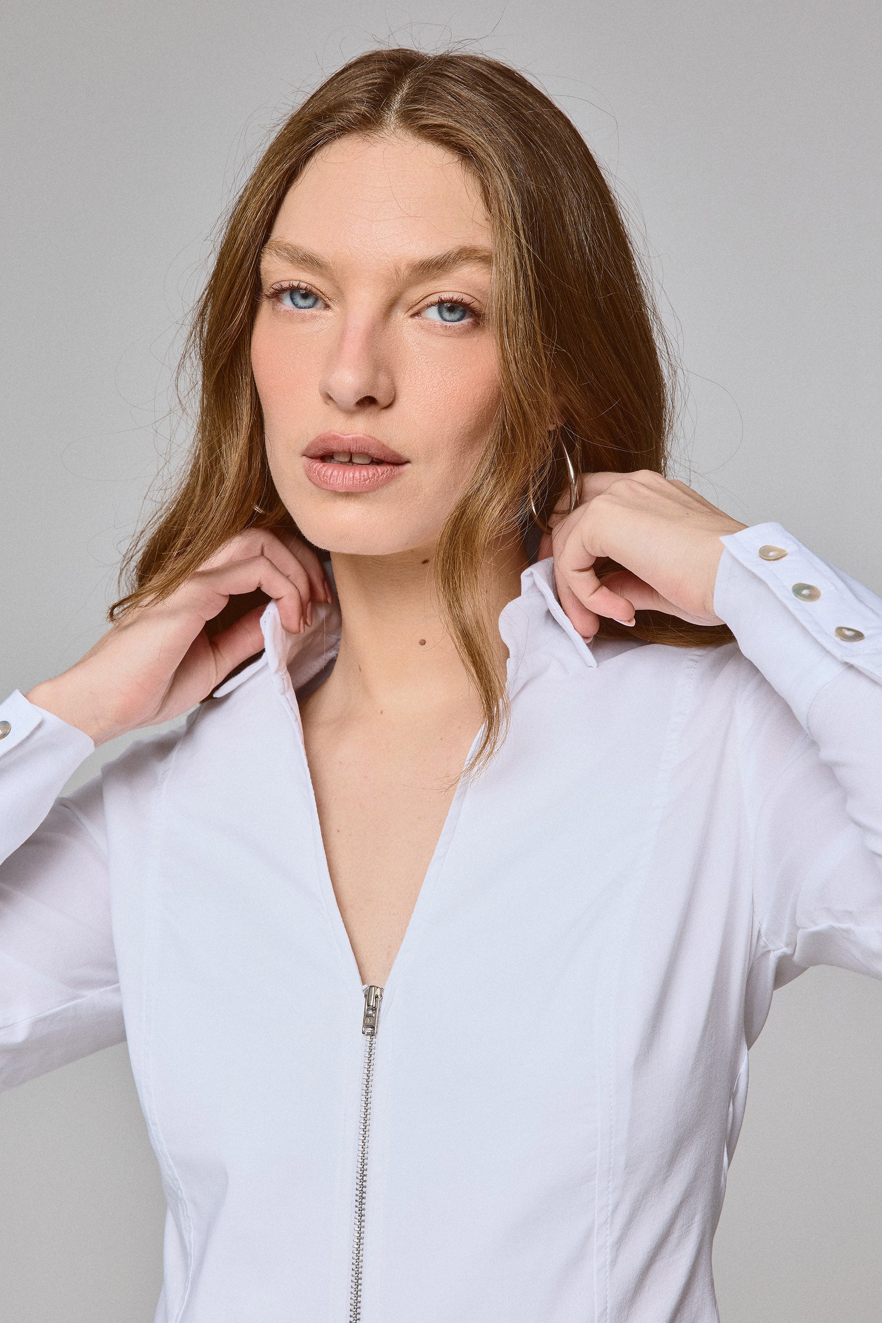 חולצת ארוכה רוכסן