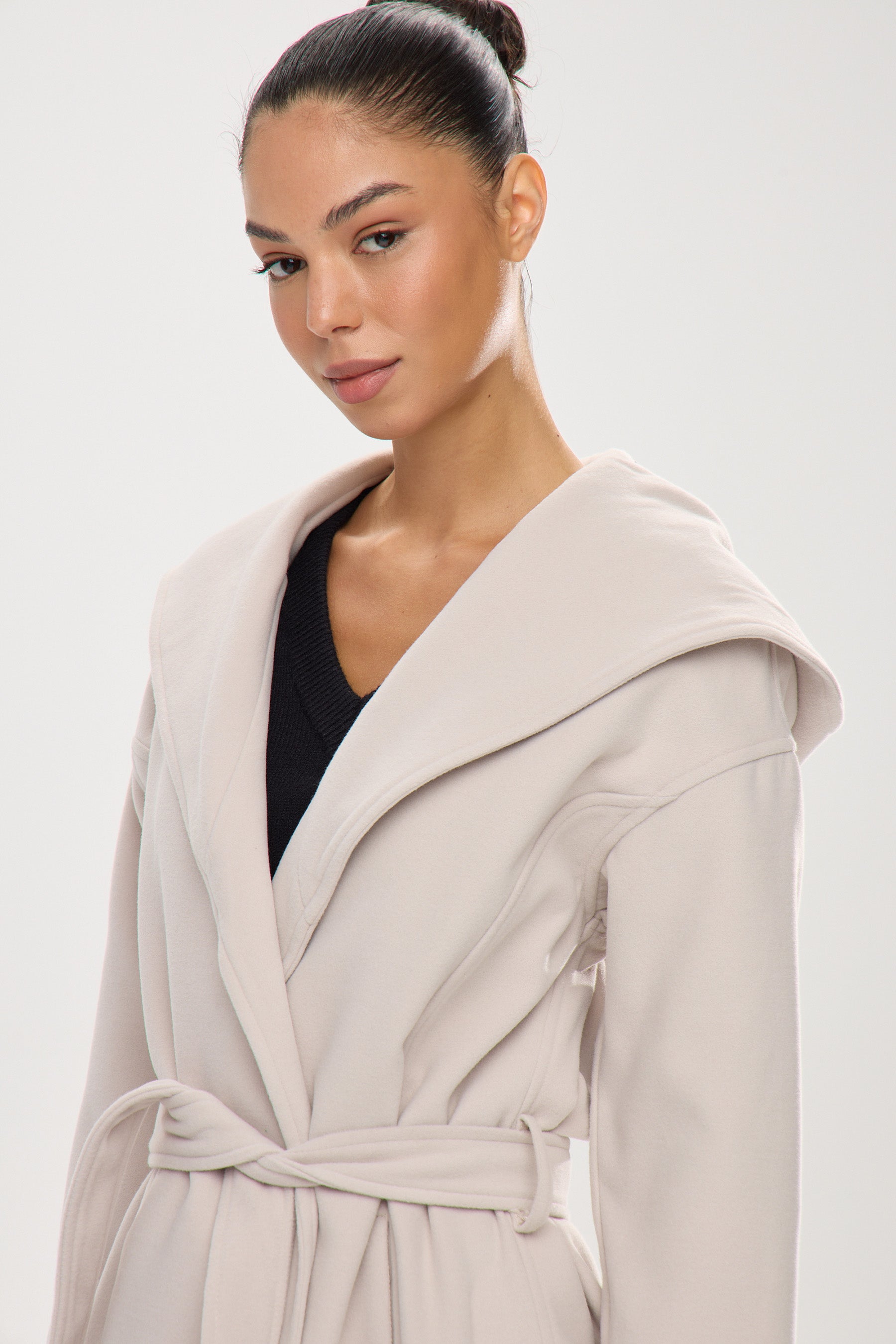 מעיל צמר צווארון שאל