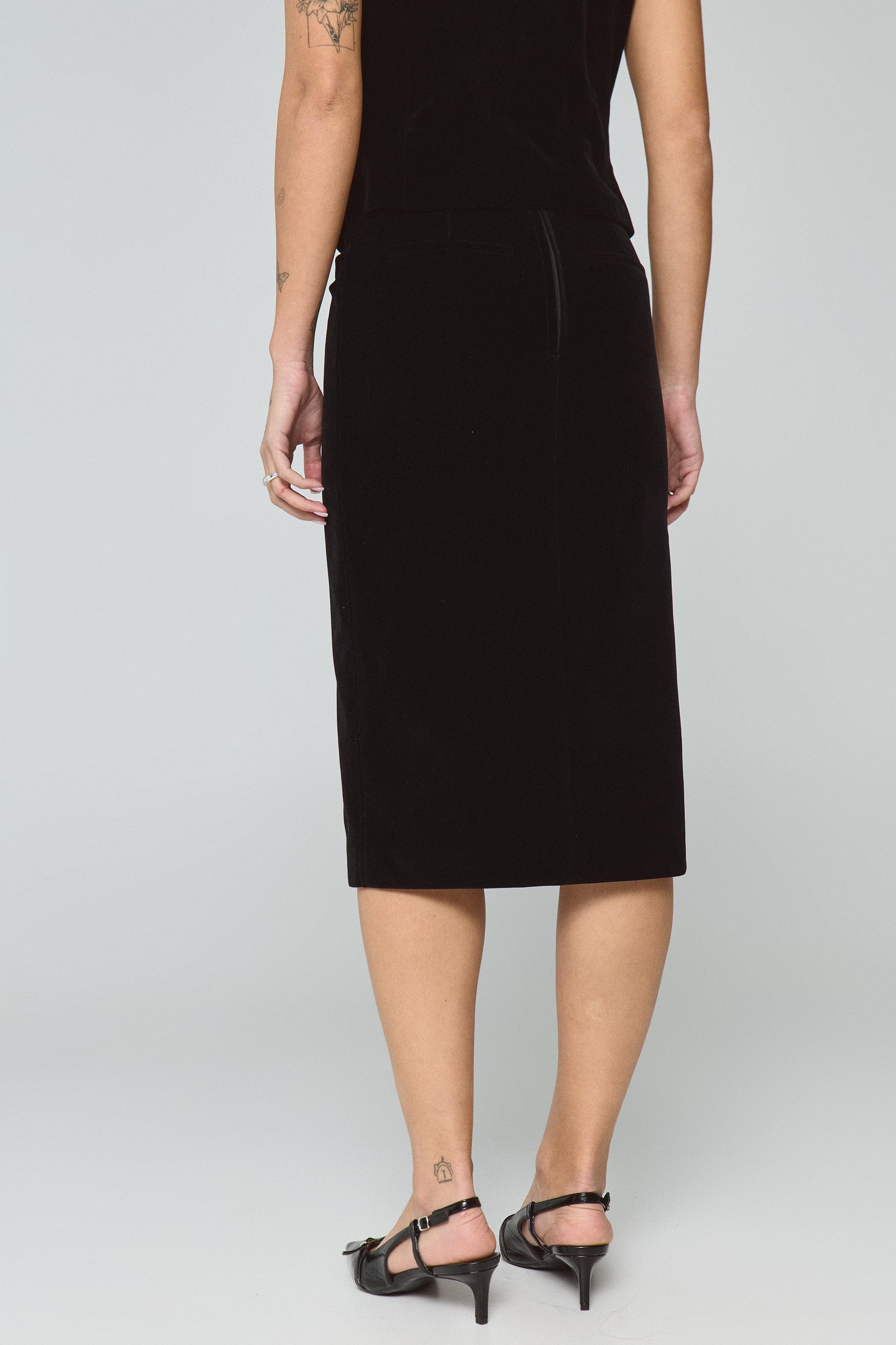 חצאית קטיפה סט