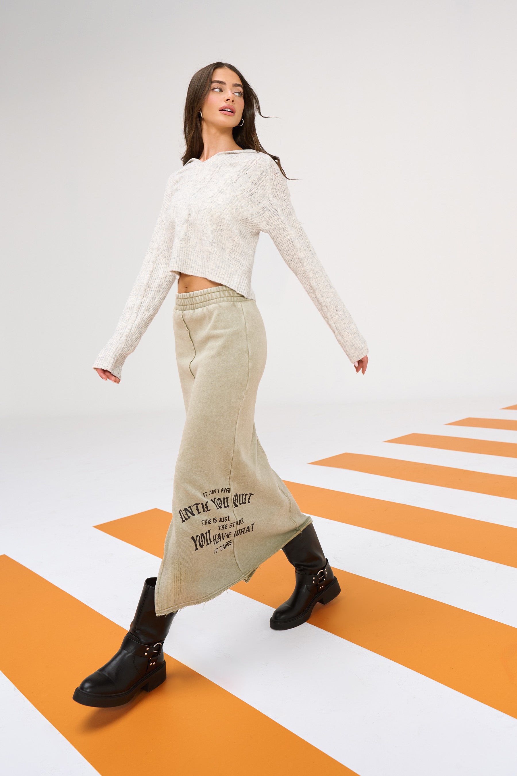 חצאית מקסי פוטר