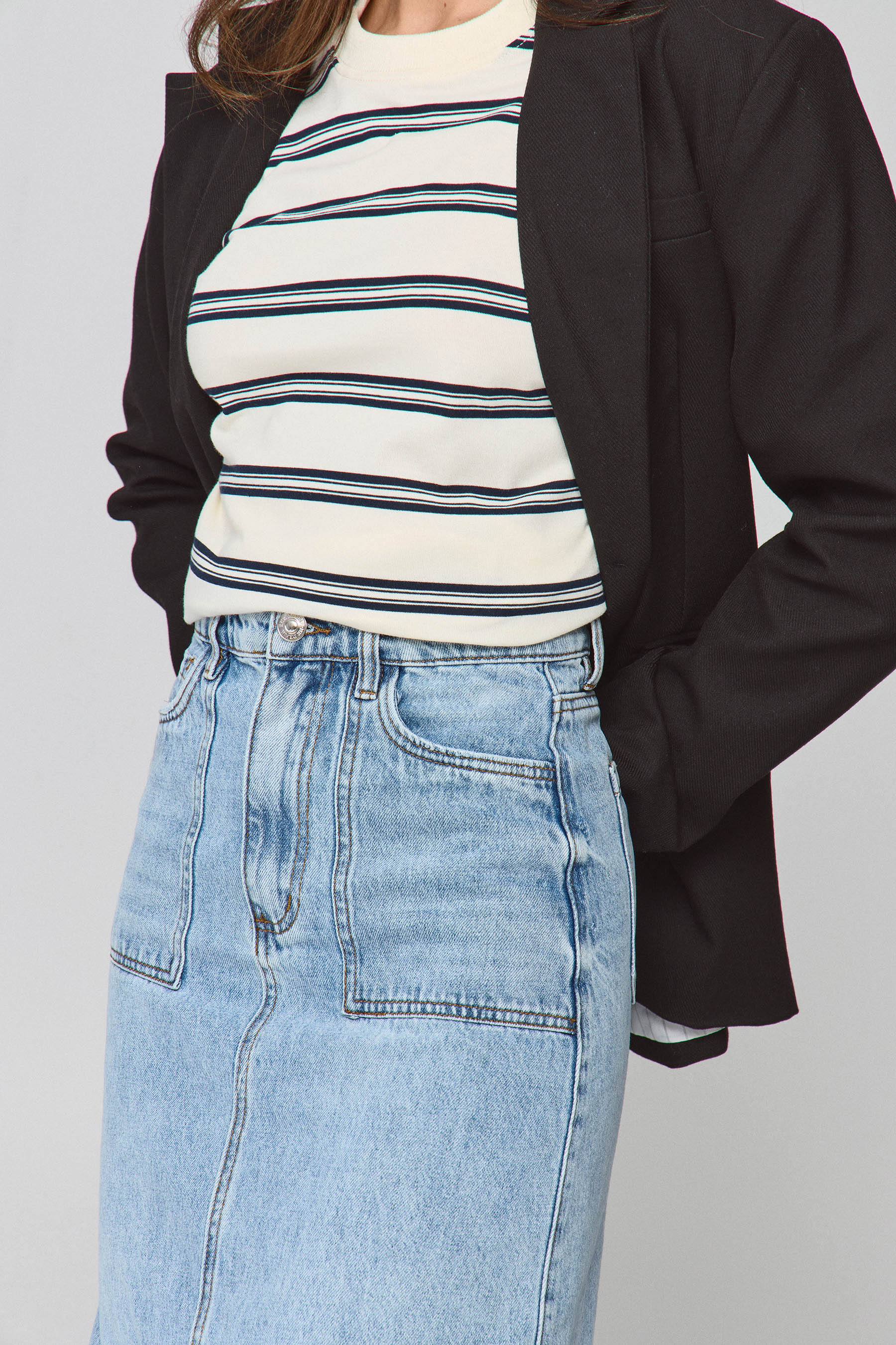 חצאית כיסי פטצ'