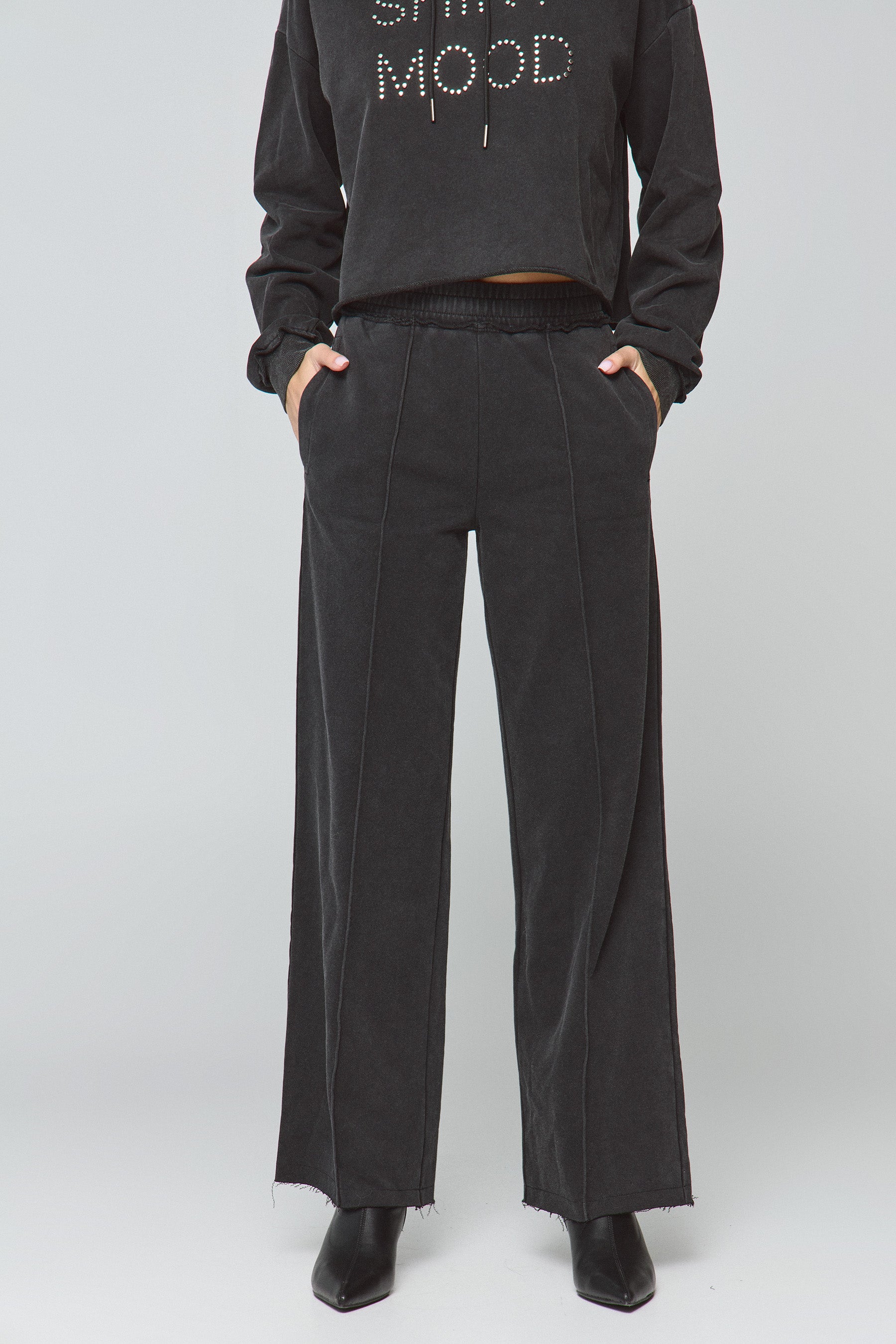 מכנס רחב שטוף