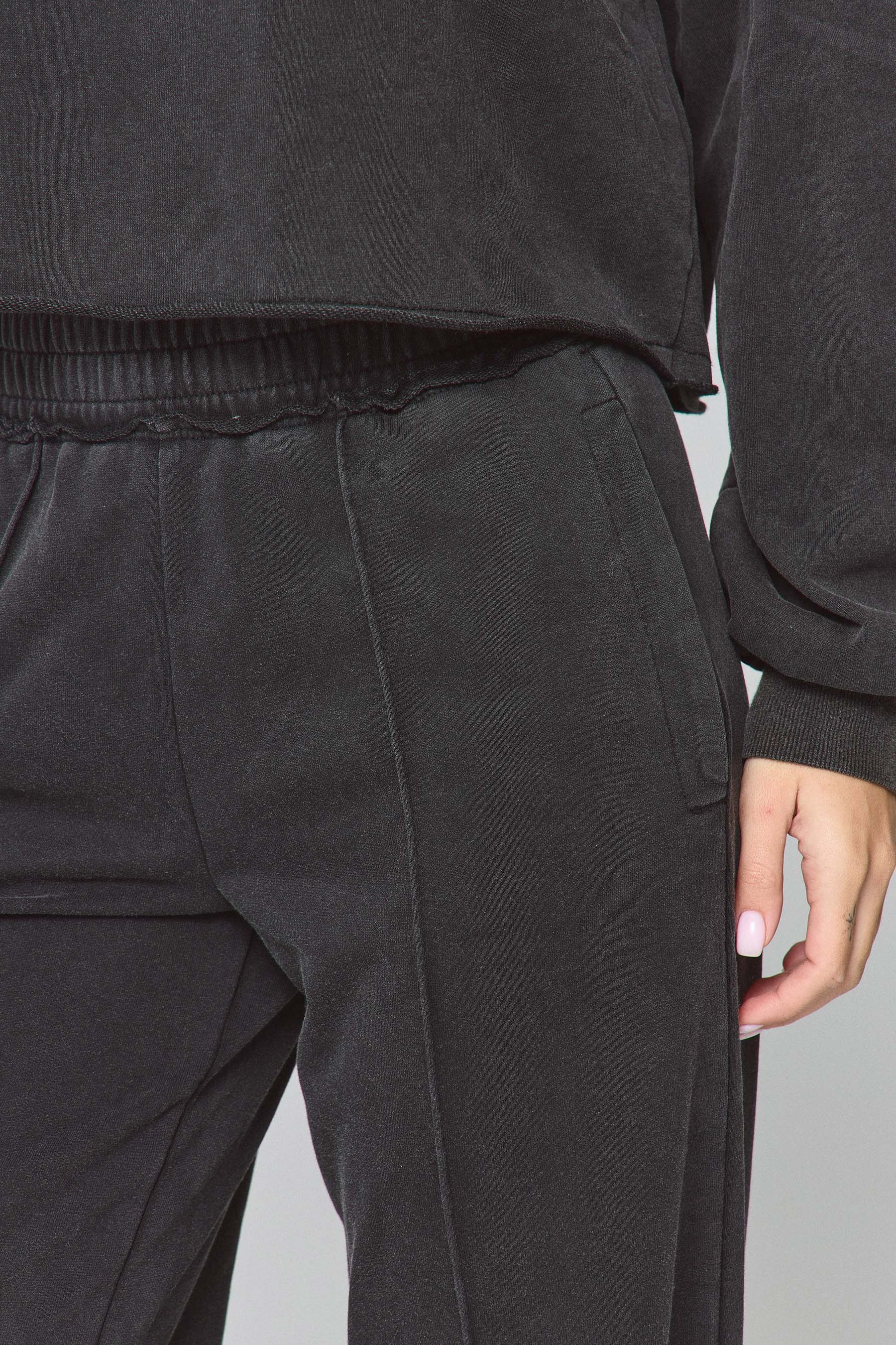 מכנס רחב שטוף