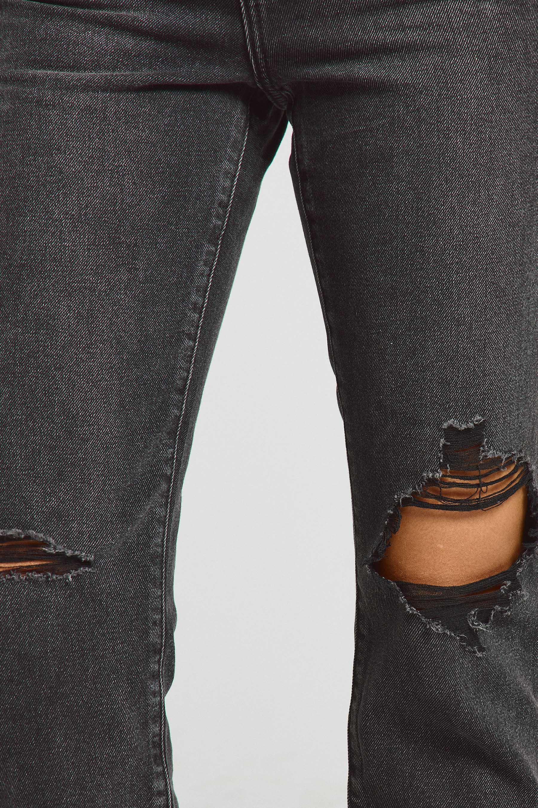 ג'ינס קרעים חגורה פרומה