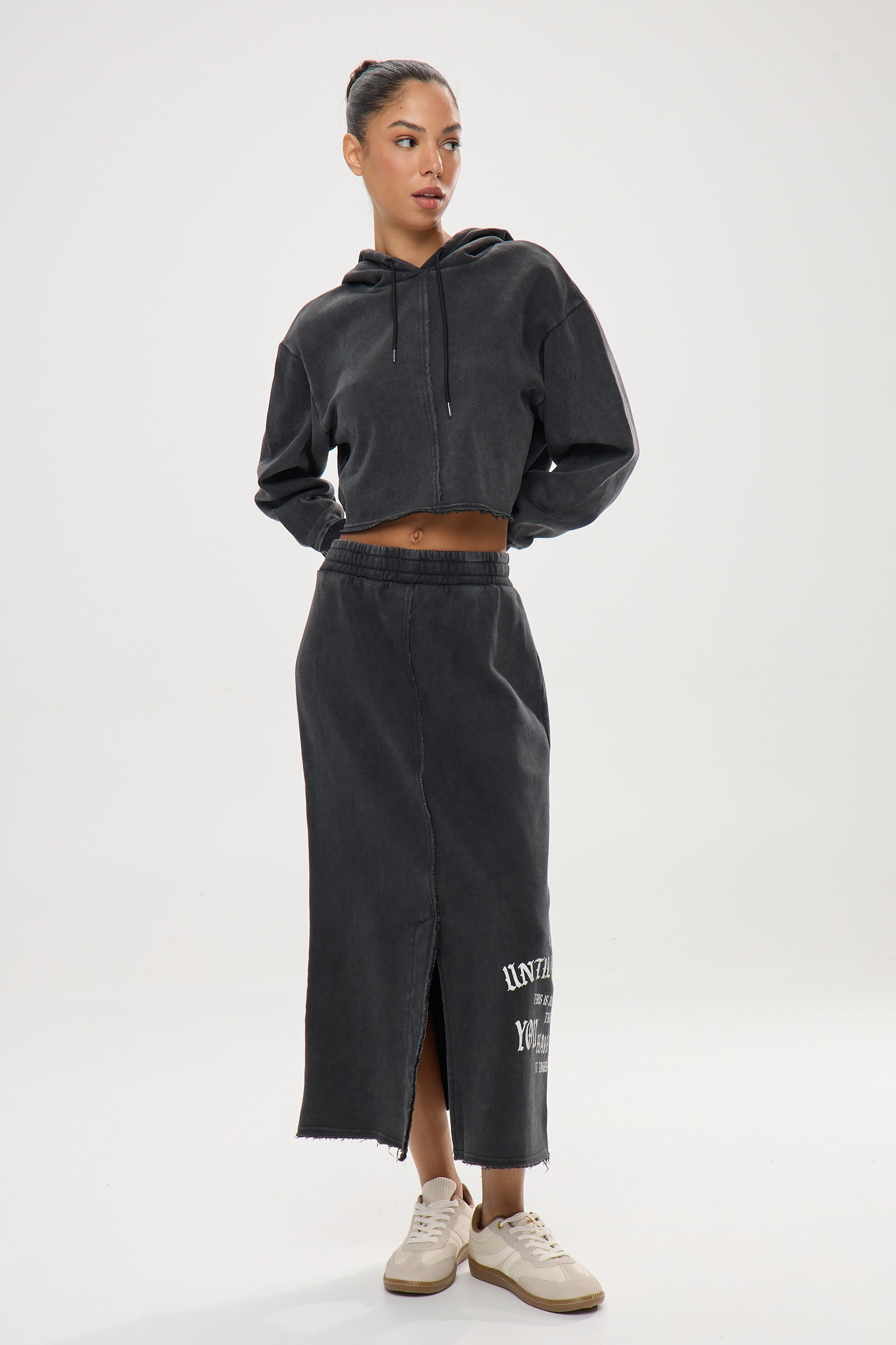 פוטר קרופ גזור שרוולי כפפה