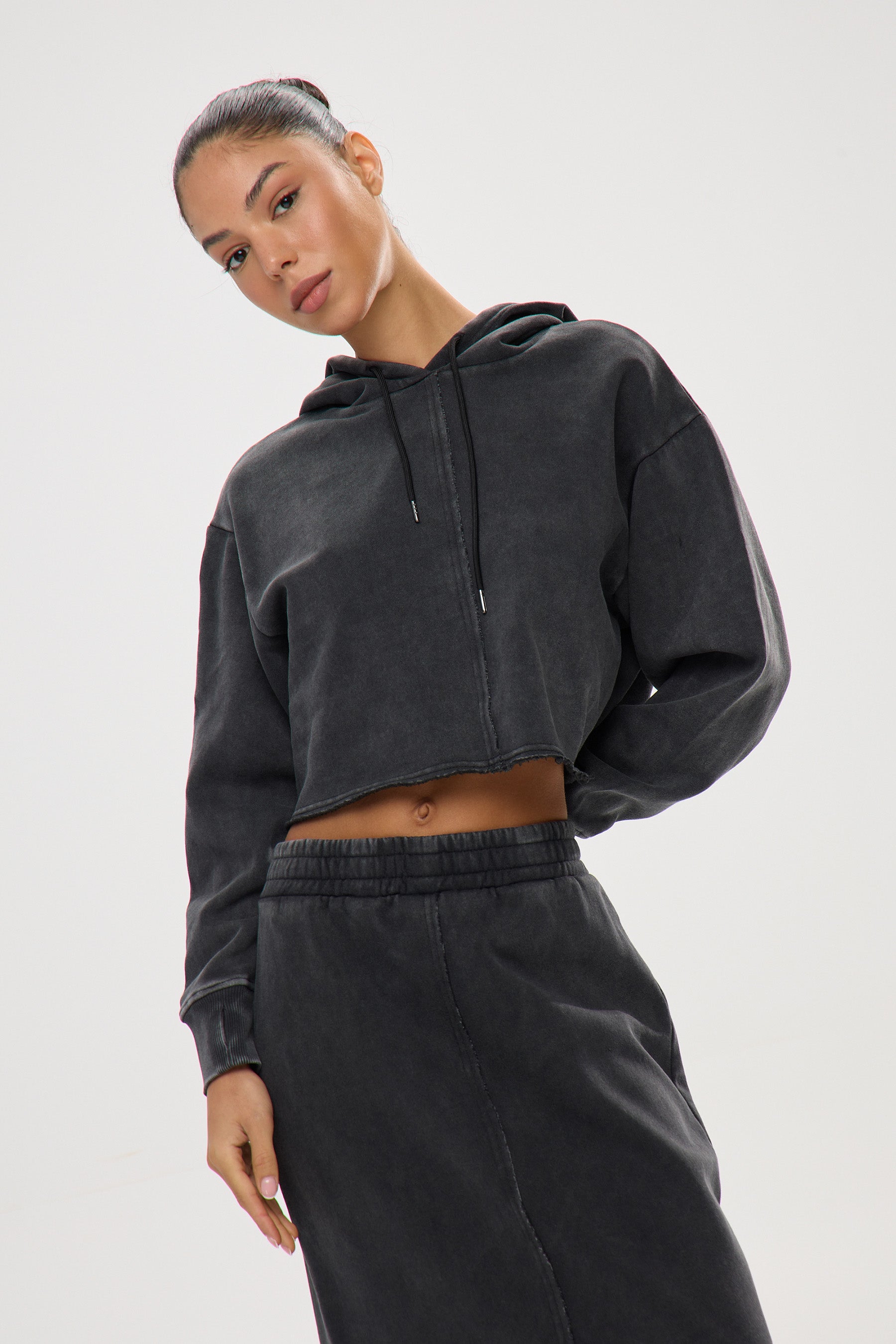 פוטר קרופ גזור שרוולי כפפה