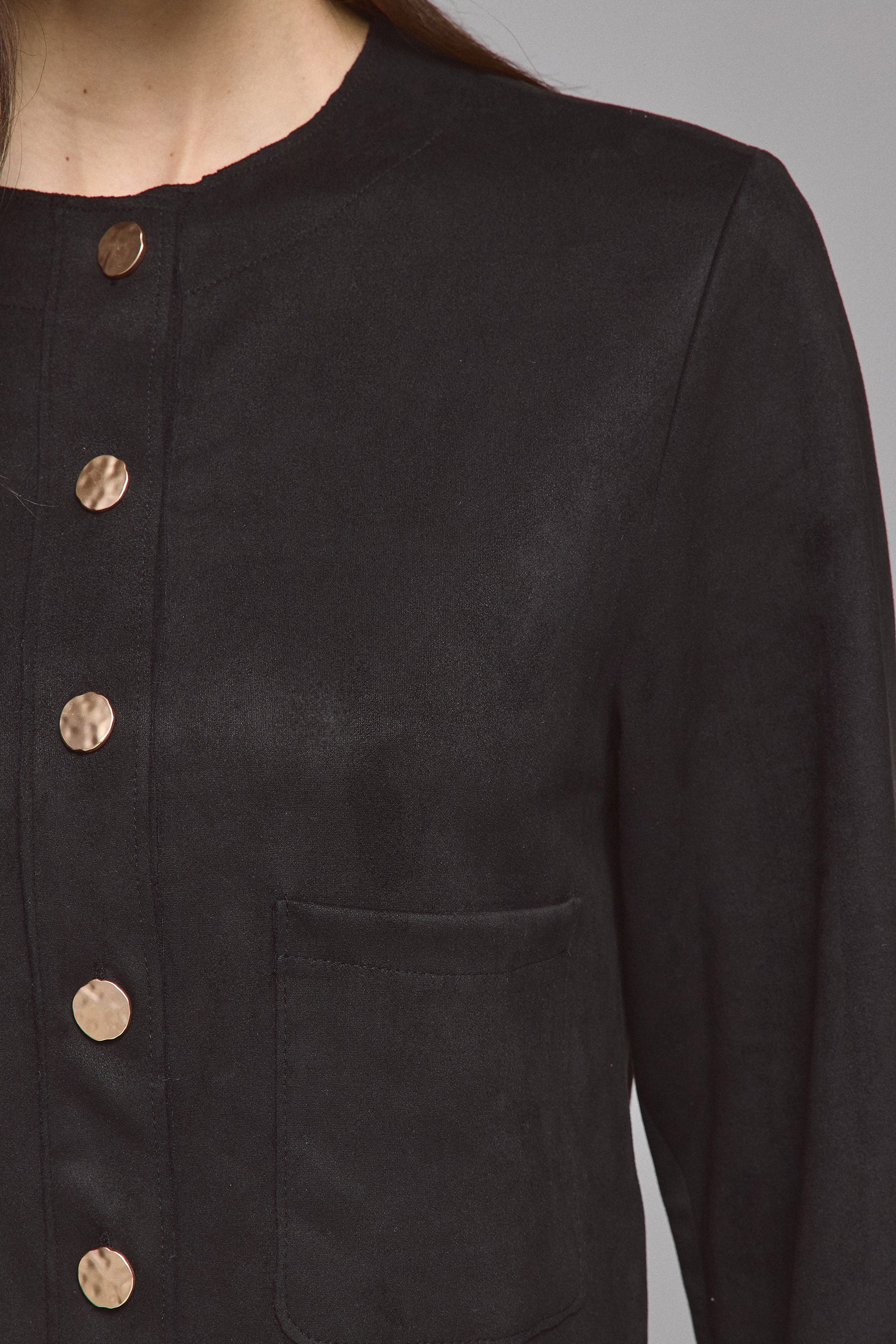 ג'קט זמש כפתורי זהב סט