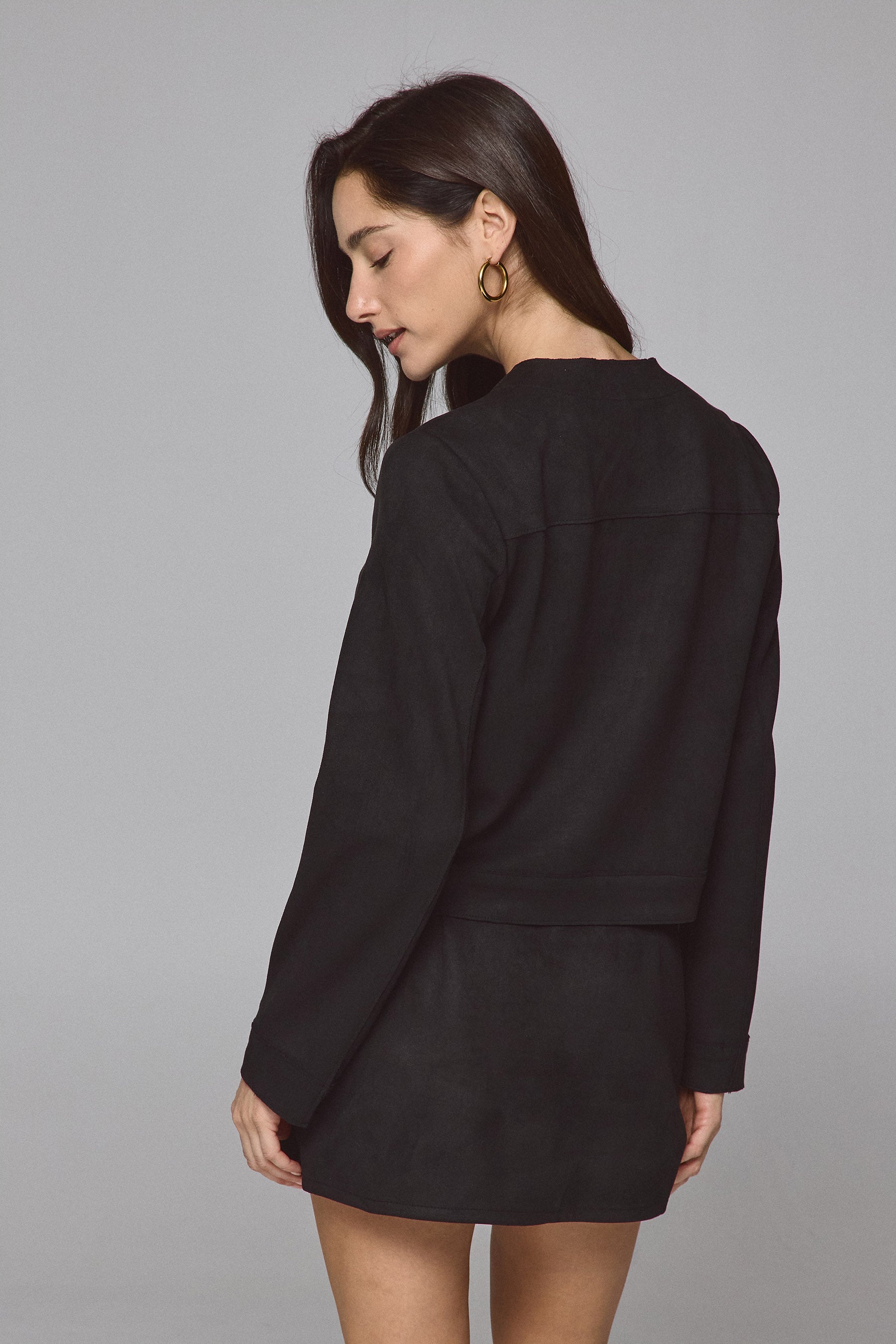 ג'קט זמש כפתורי זהב סט