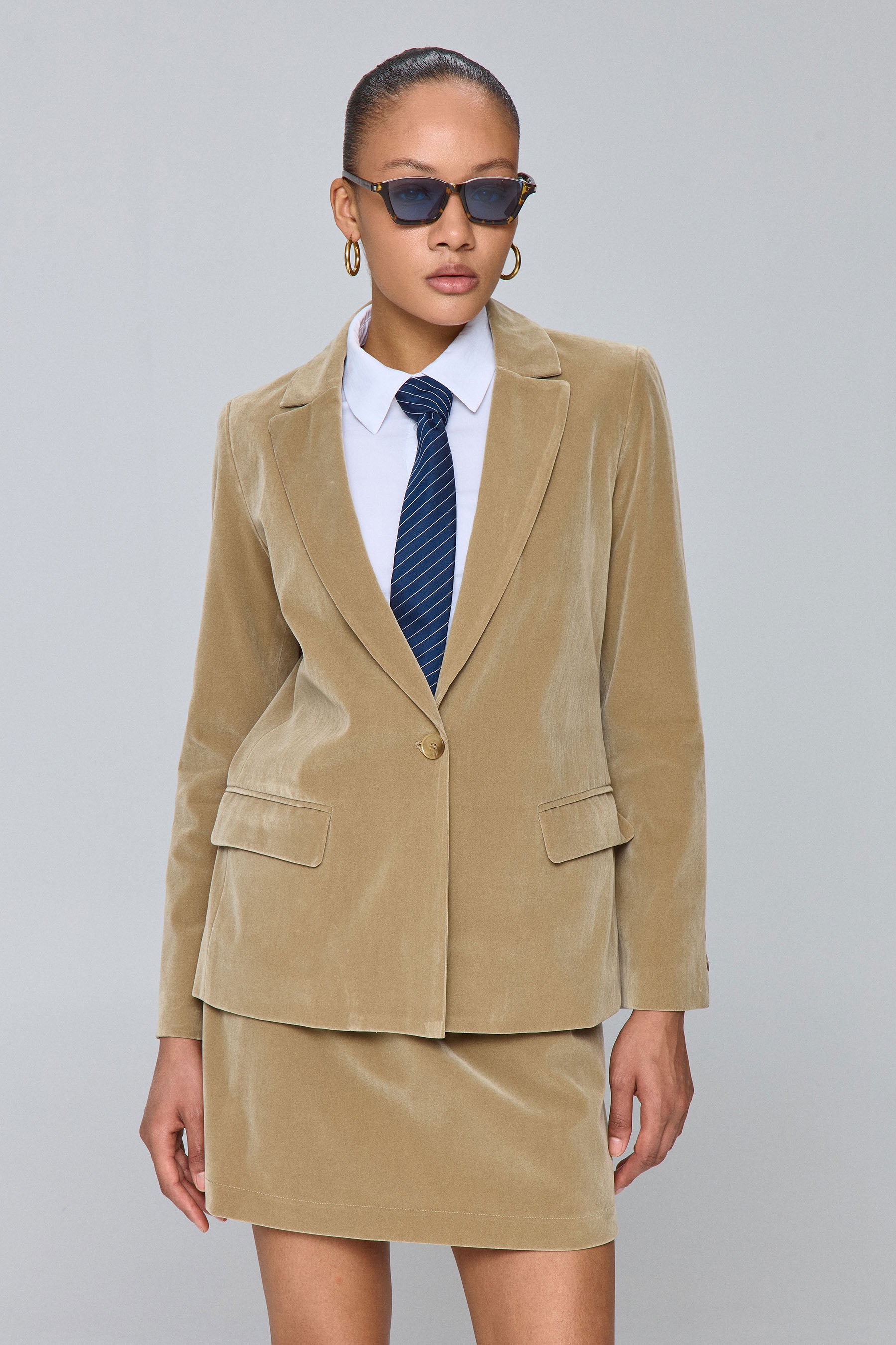 ג'קט קטיפה מחוייט סט