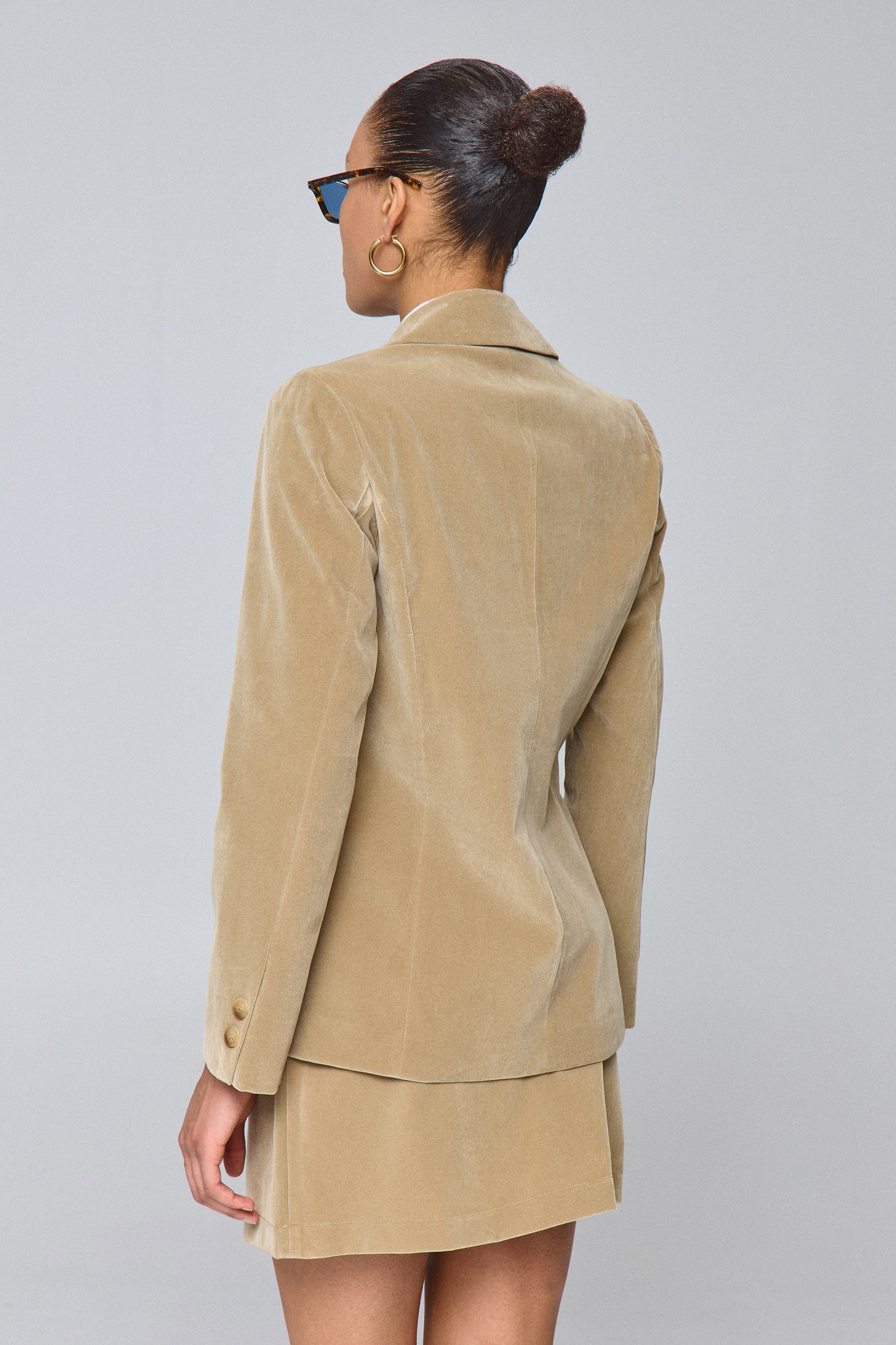 ג'קט קטיפה מחוייט סט