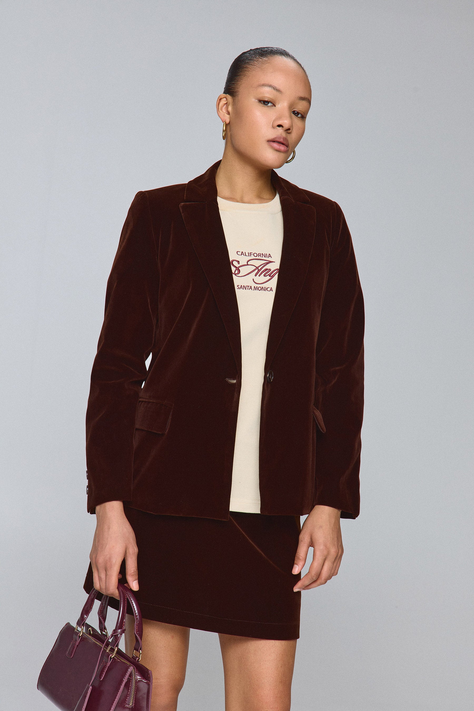 ג'קט קטיפה מחוייט סט