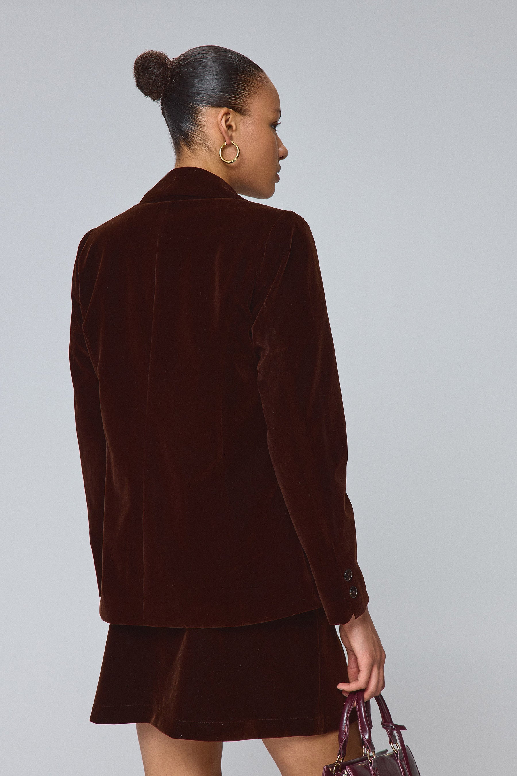 ג'קט קטיפה מחוייט סט