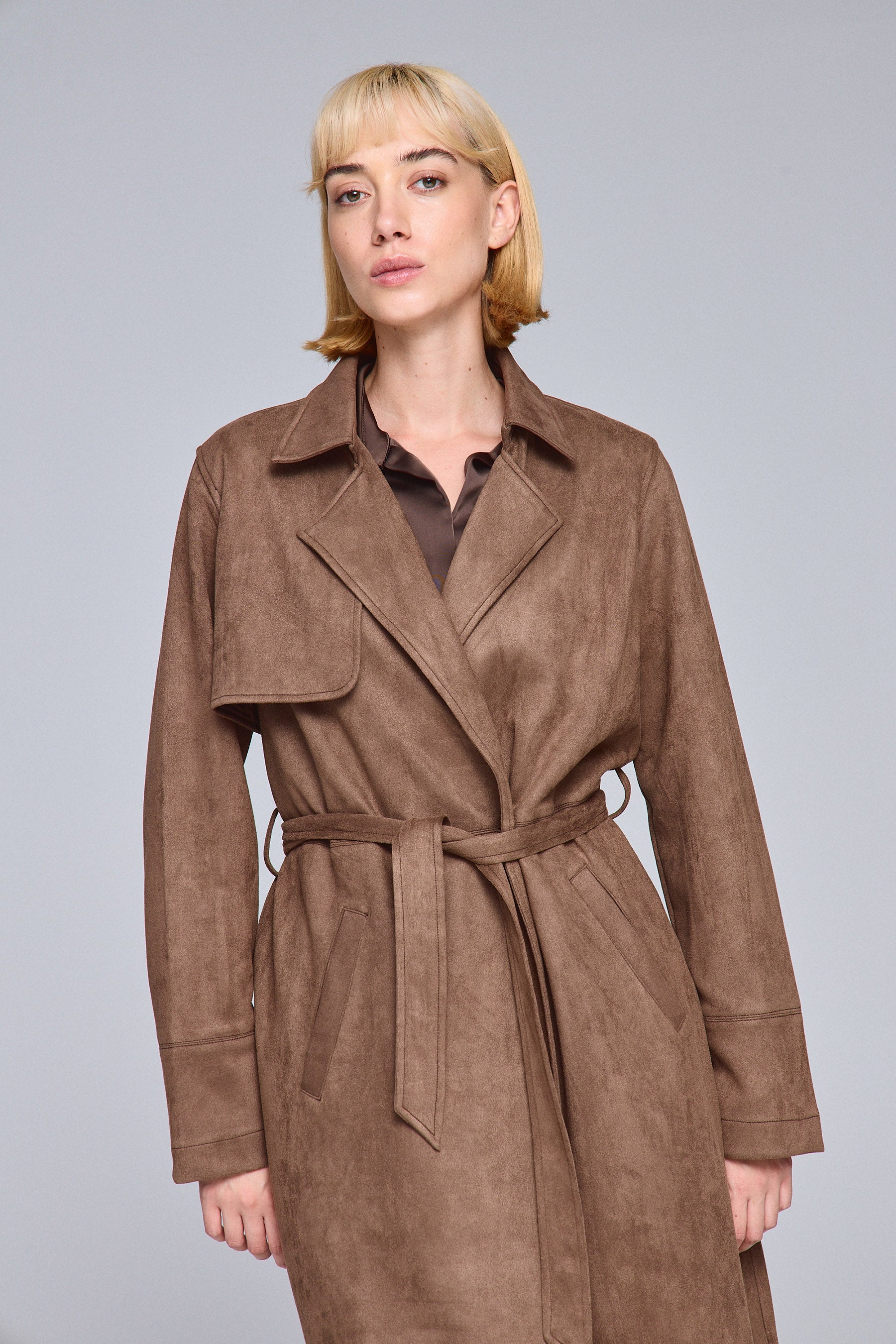 ג'קט טרנץ' זמש ארוך