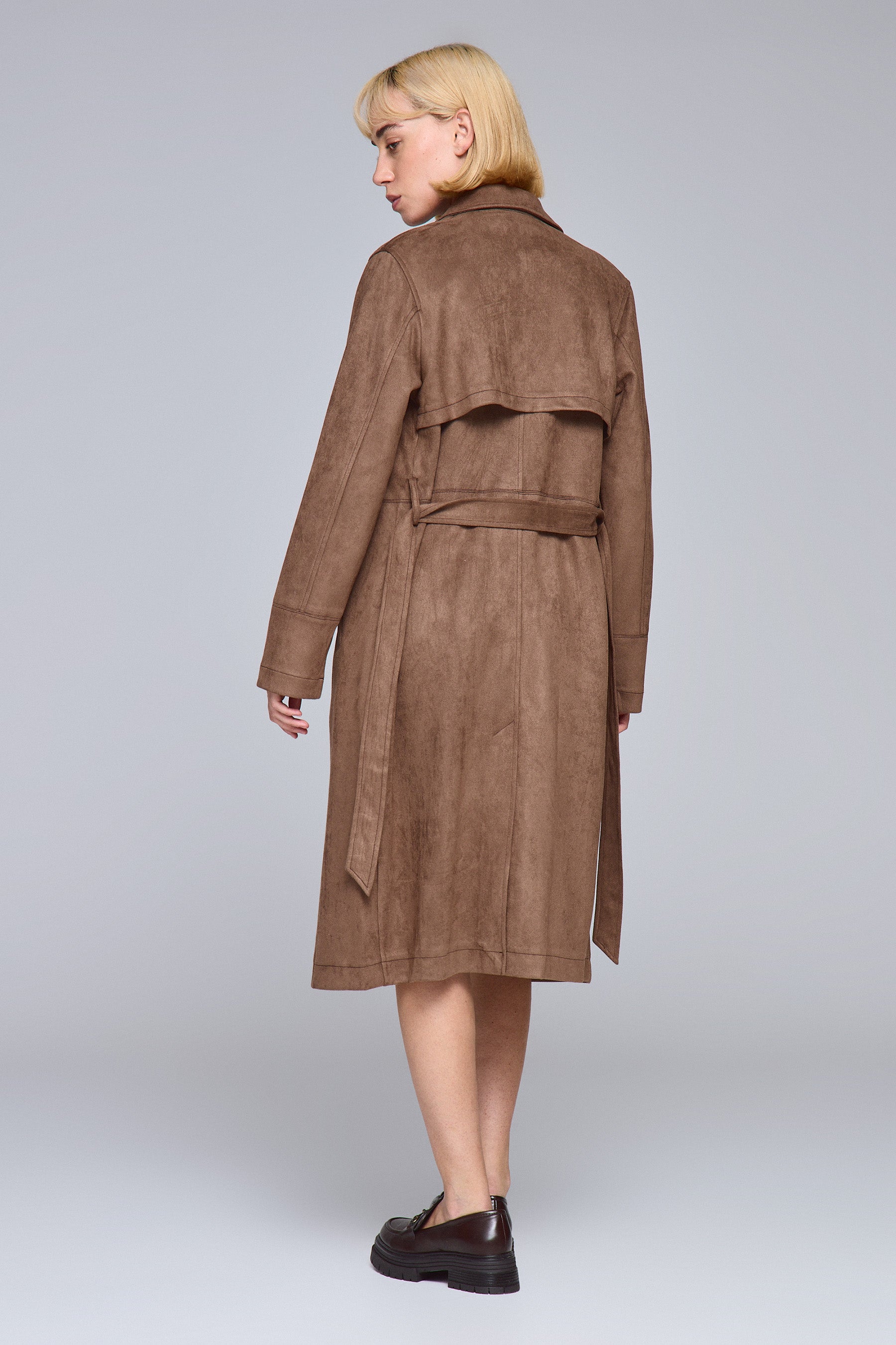 ג'קט טרנץ' זמש ארוך