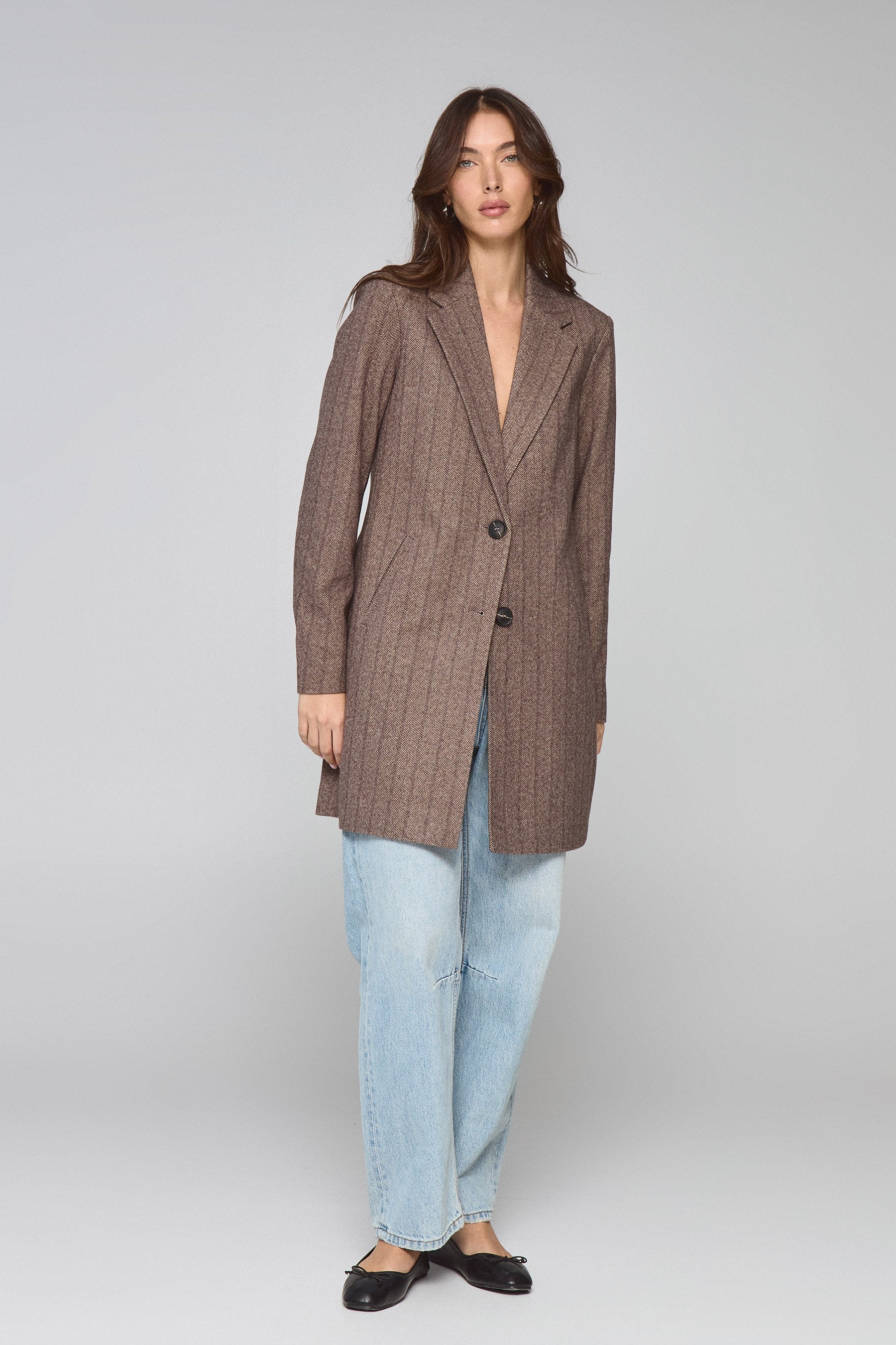 מעיל צמר מחוייט