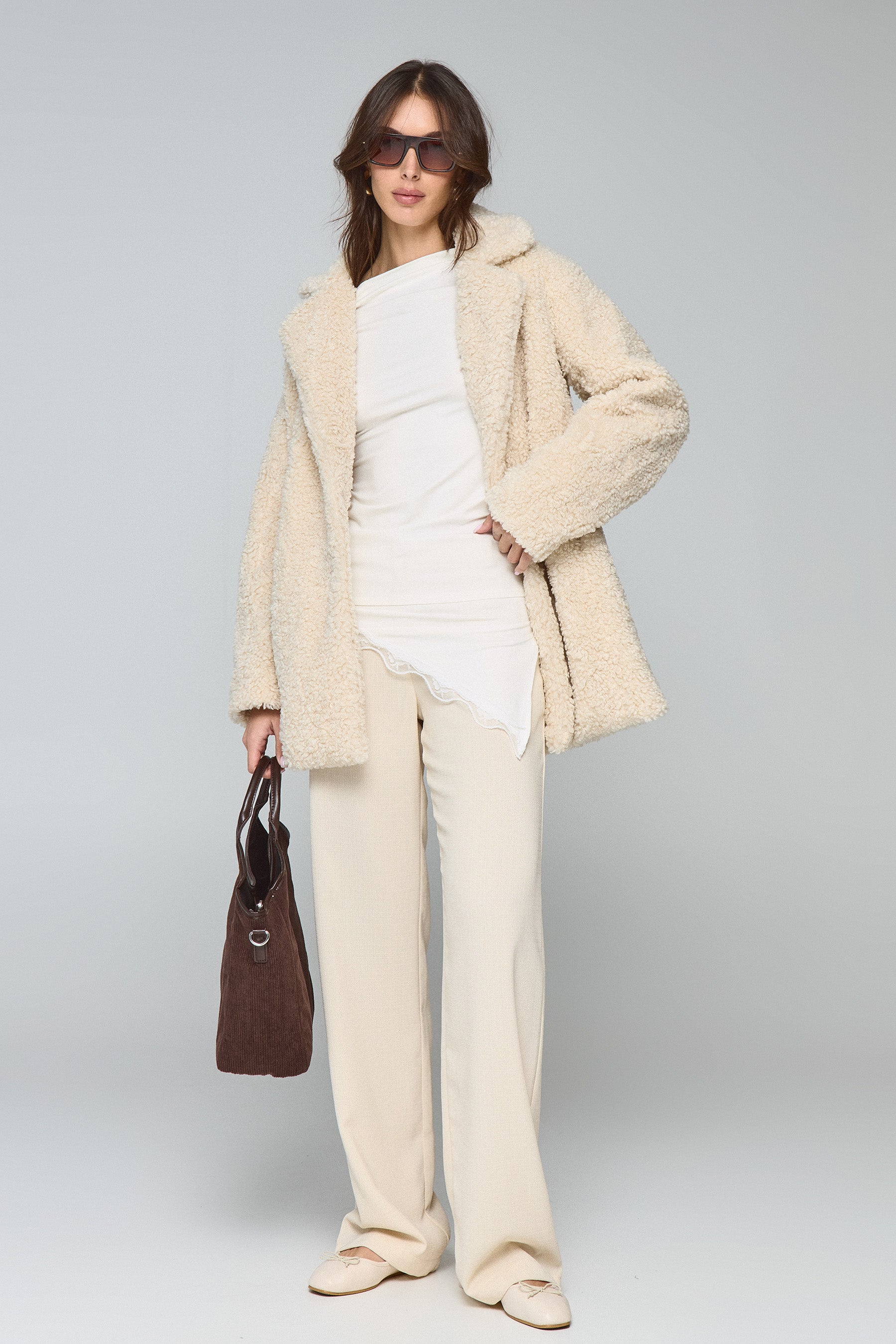 מעיל טדי ארוך