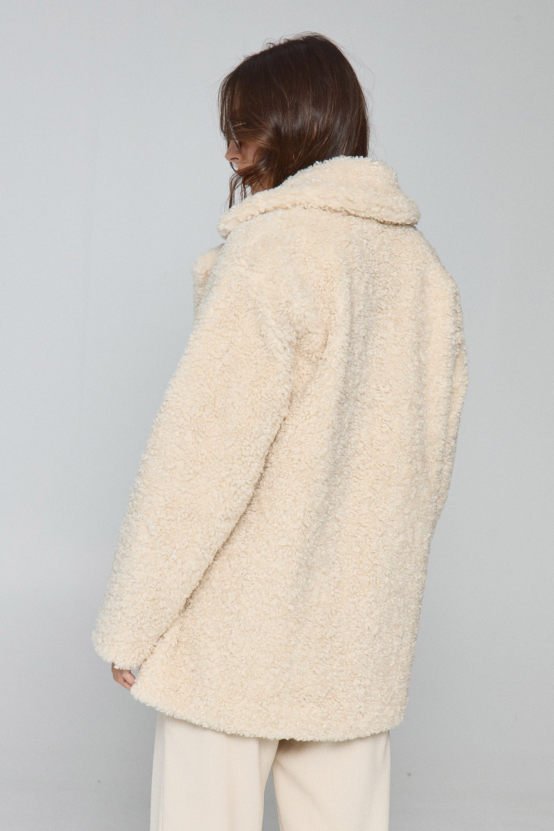 מעיל טדי ארוך