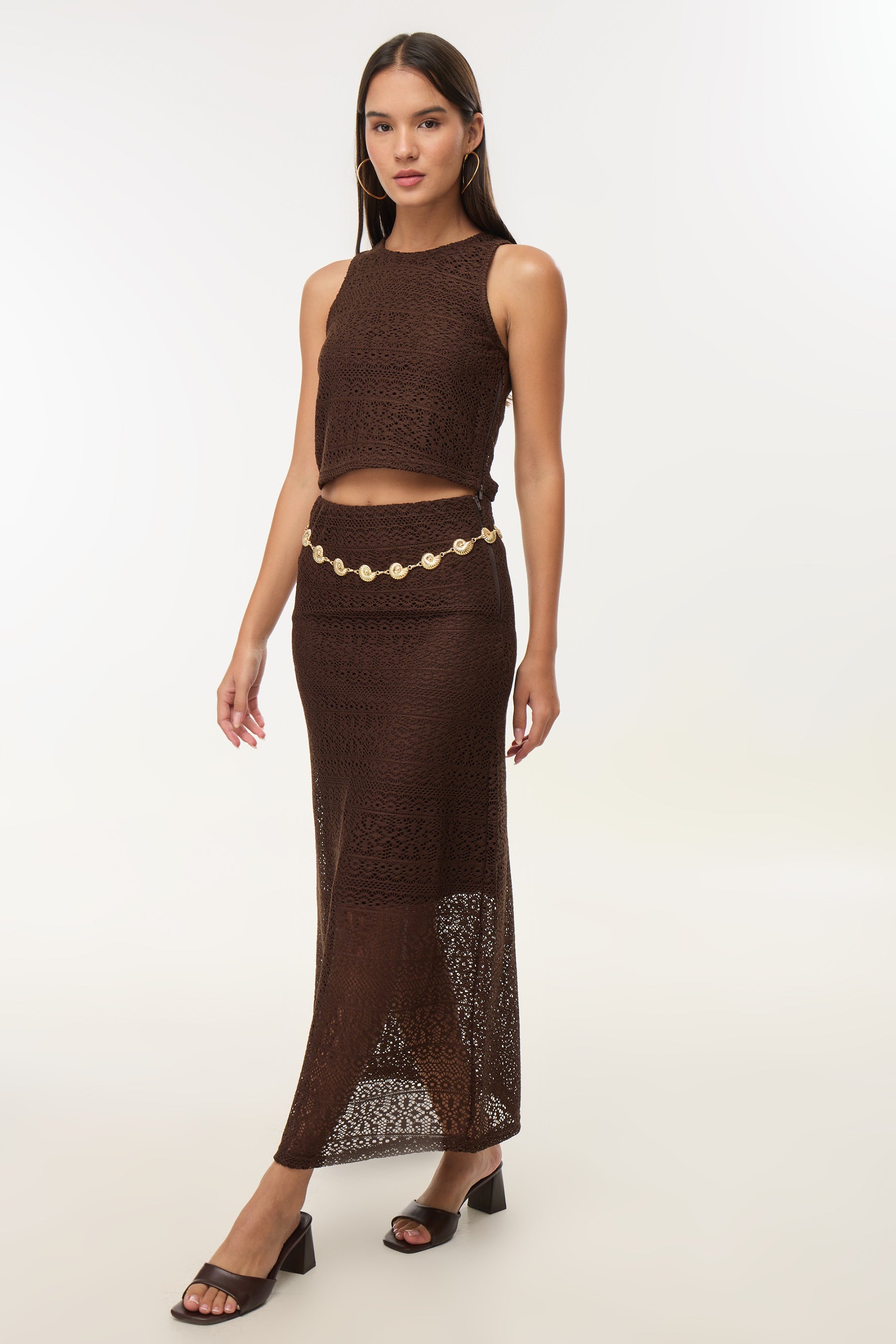 חצאית מקסי קרושה