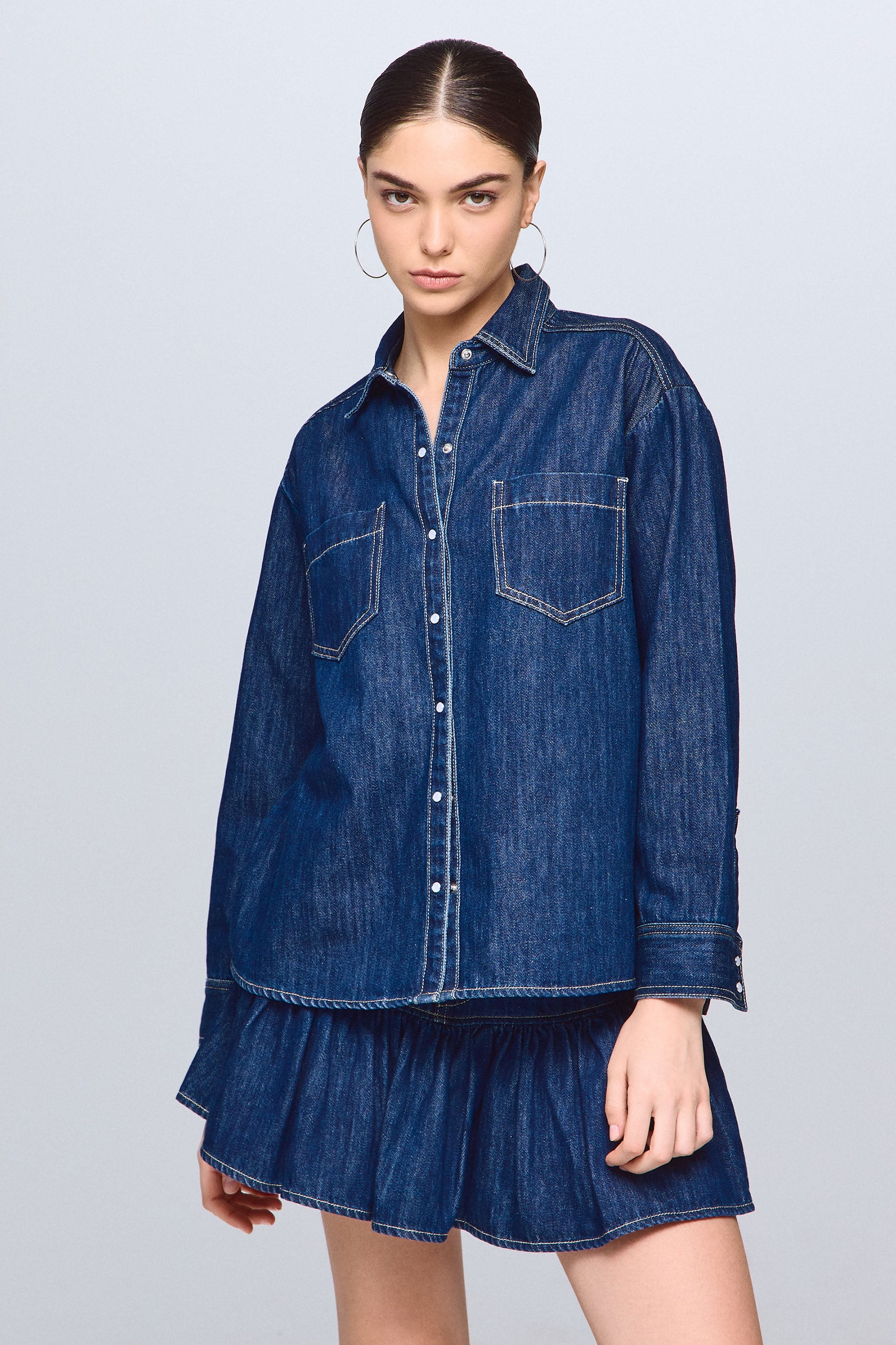 חולצת גינס רו