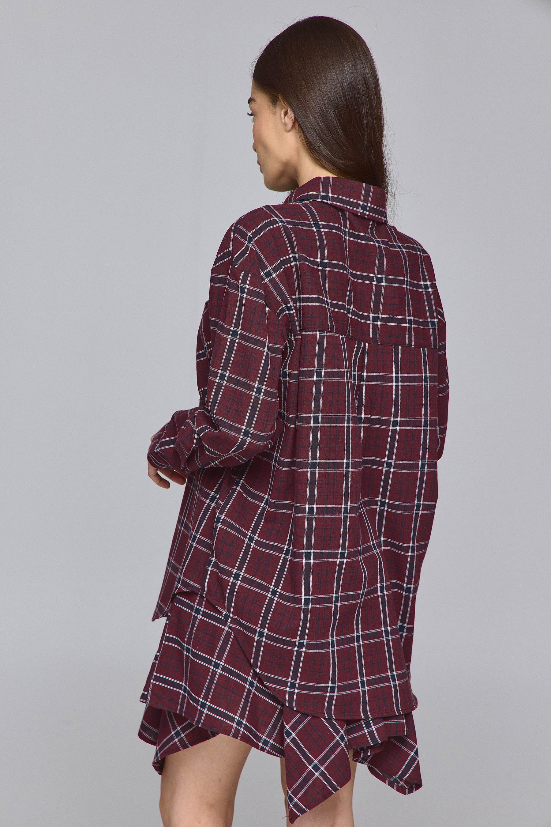 חולצה משובצת ריילי