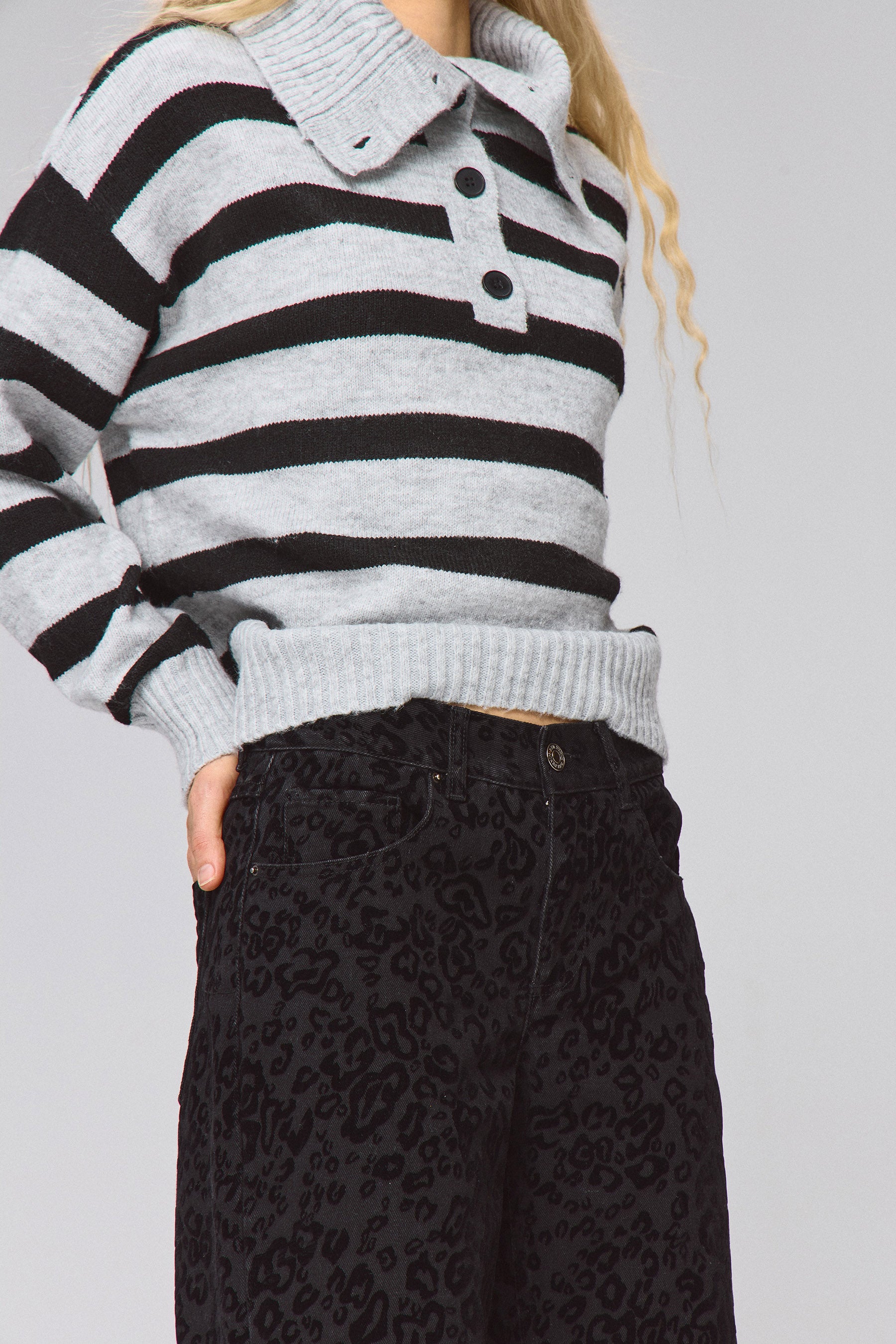 גינס קטיפה מנומר