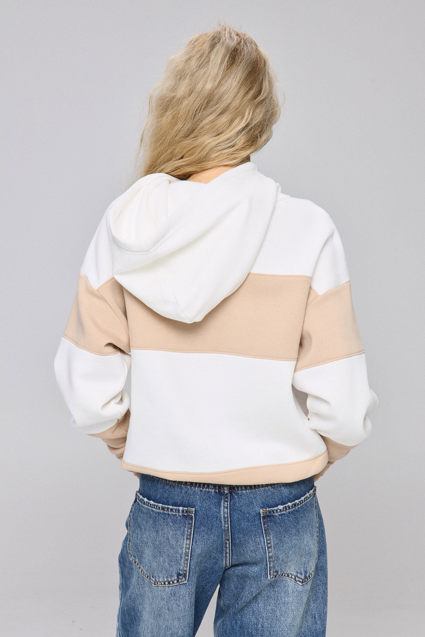 סוויטשירט פסים ורמונט