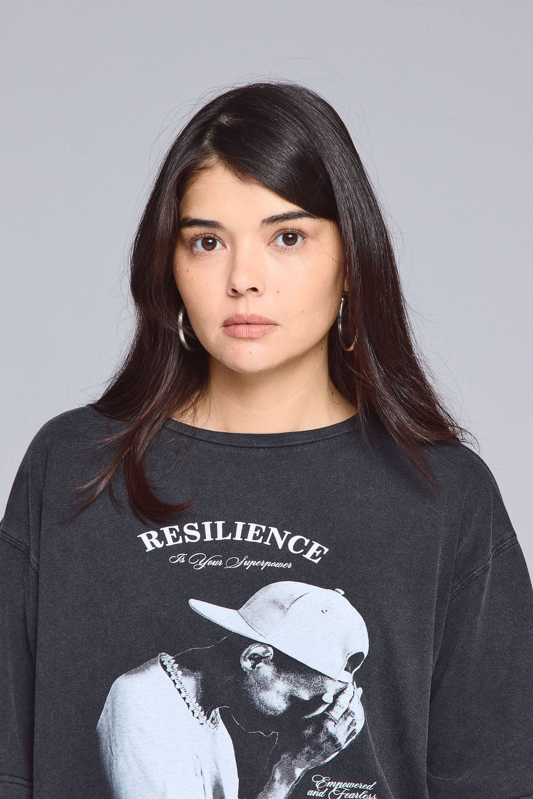 חולצת ראפר שטופה