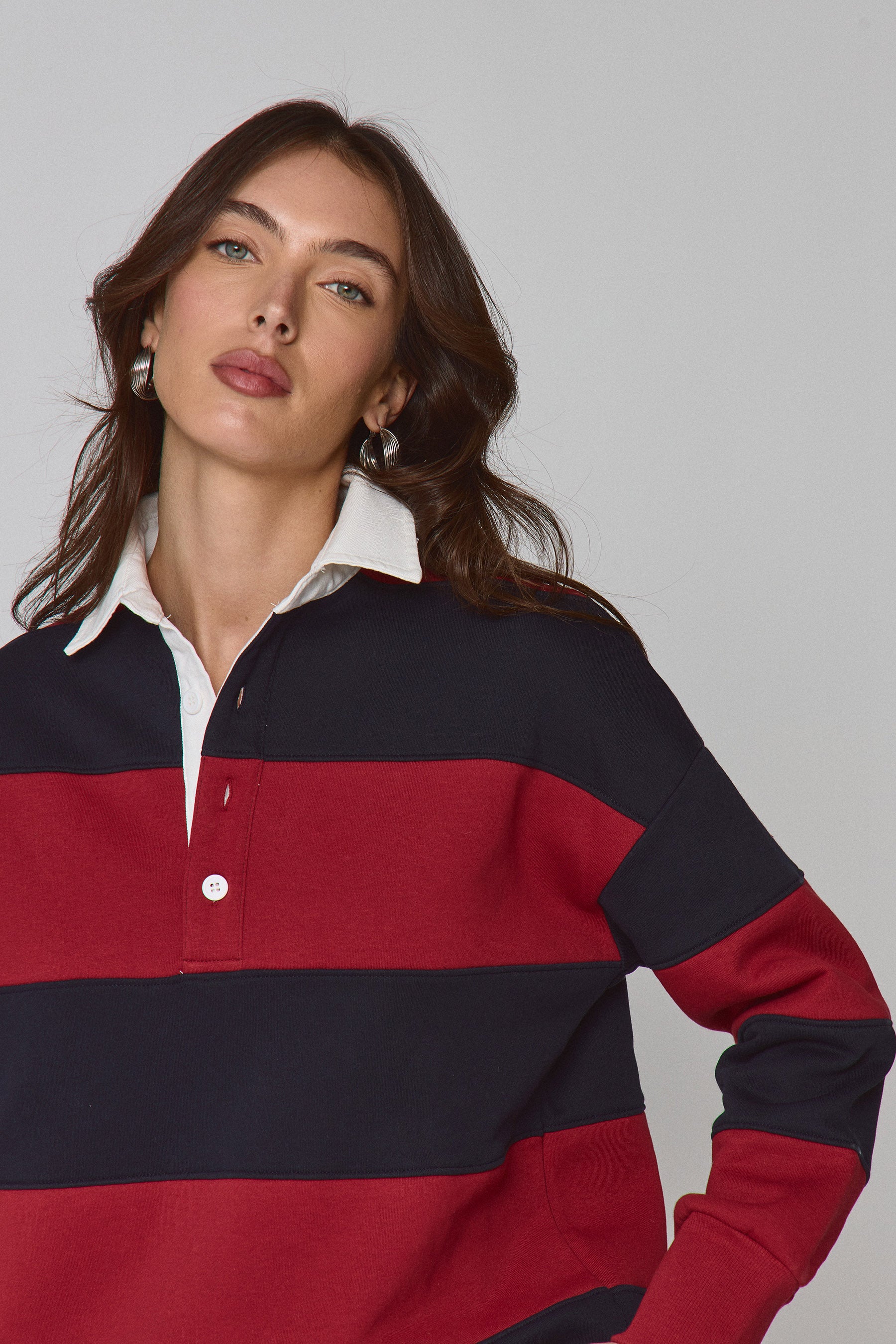 סווטשרט רוגבי פולו נייבי