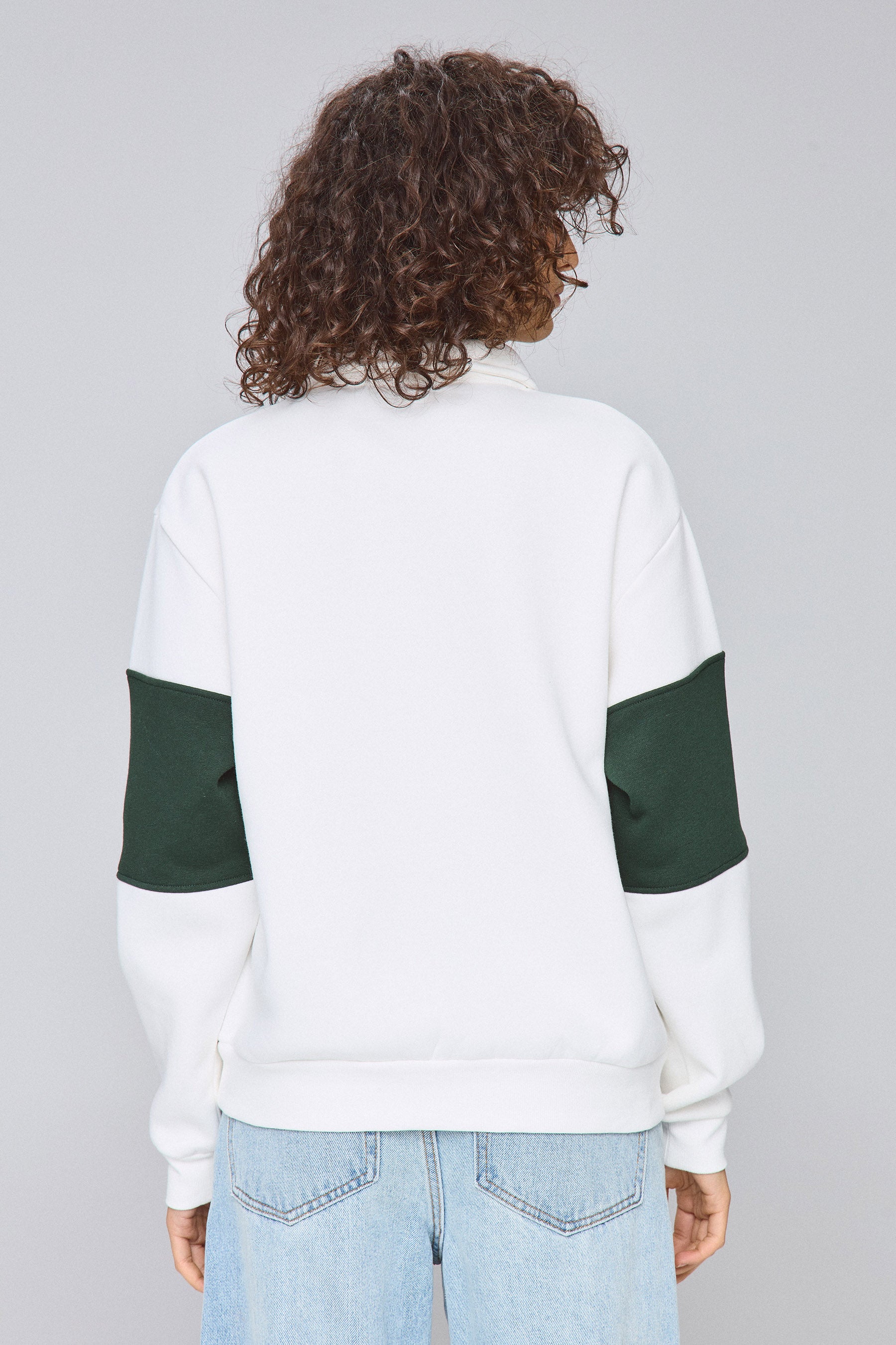 WEST SIDE סוויטשירט חצי זיפר