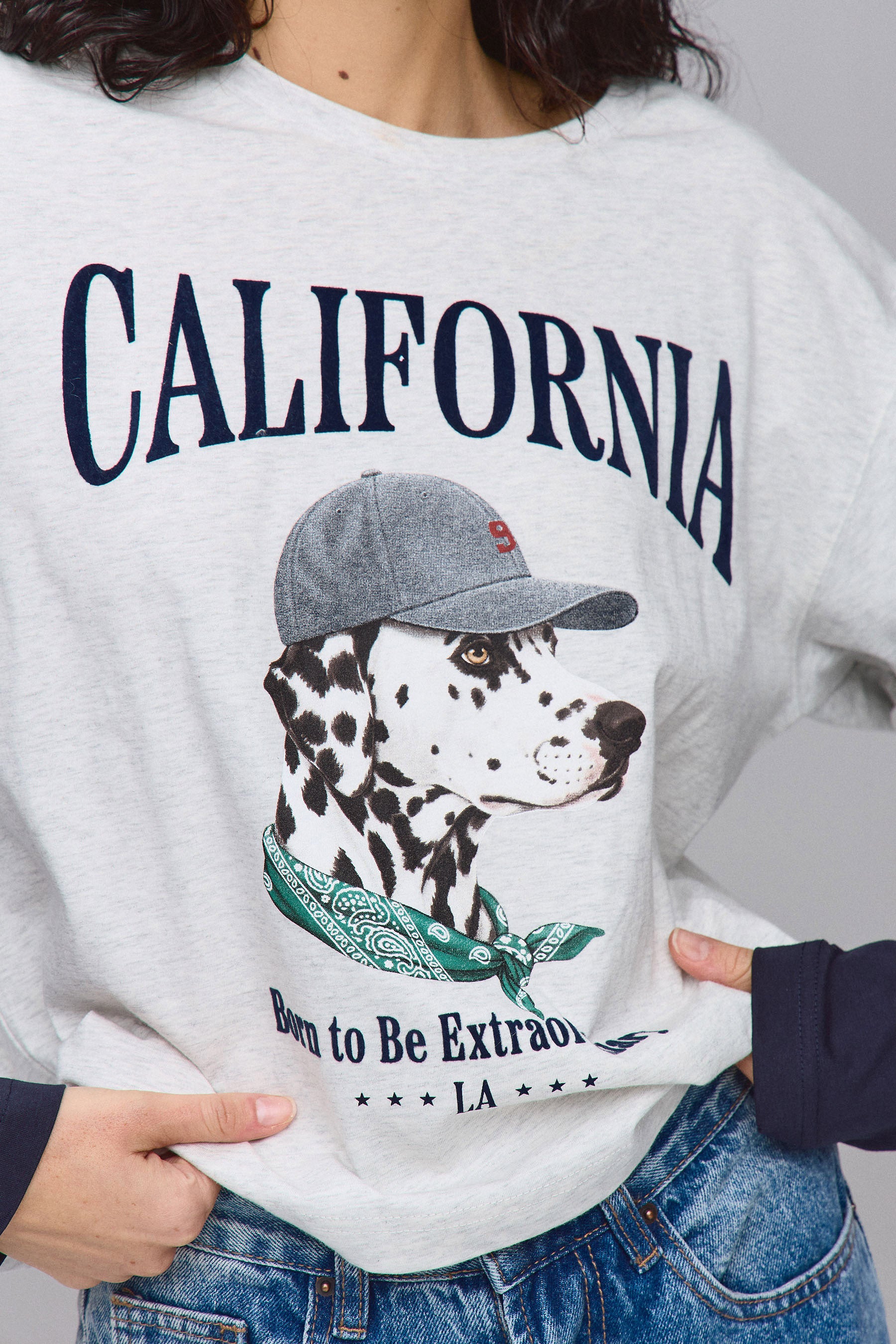 חולצת קליפורניה שרוול כפול