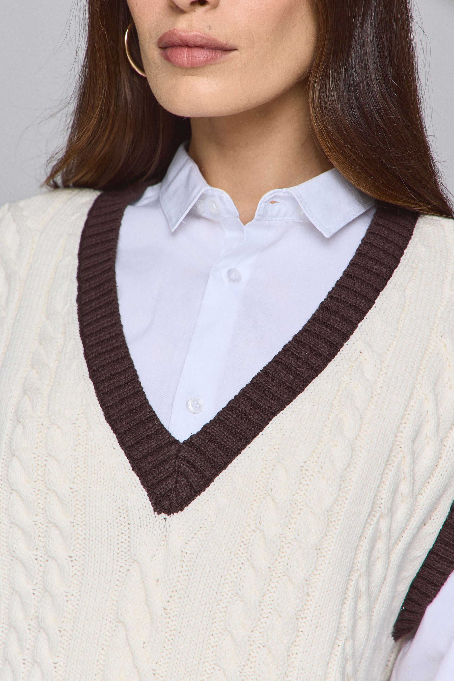 סריג אפודה קונטור