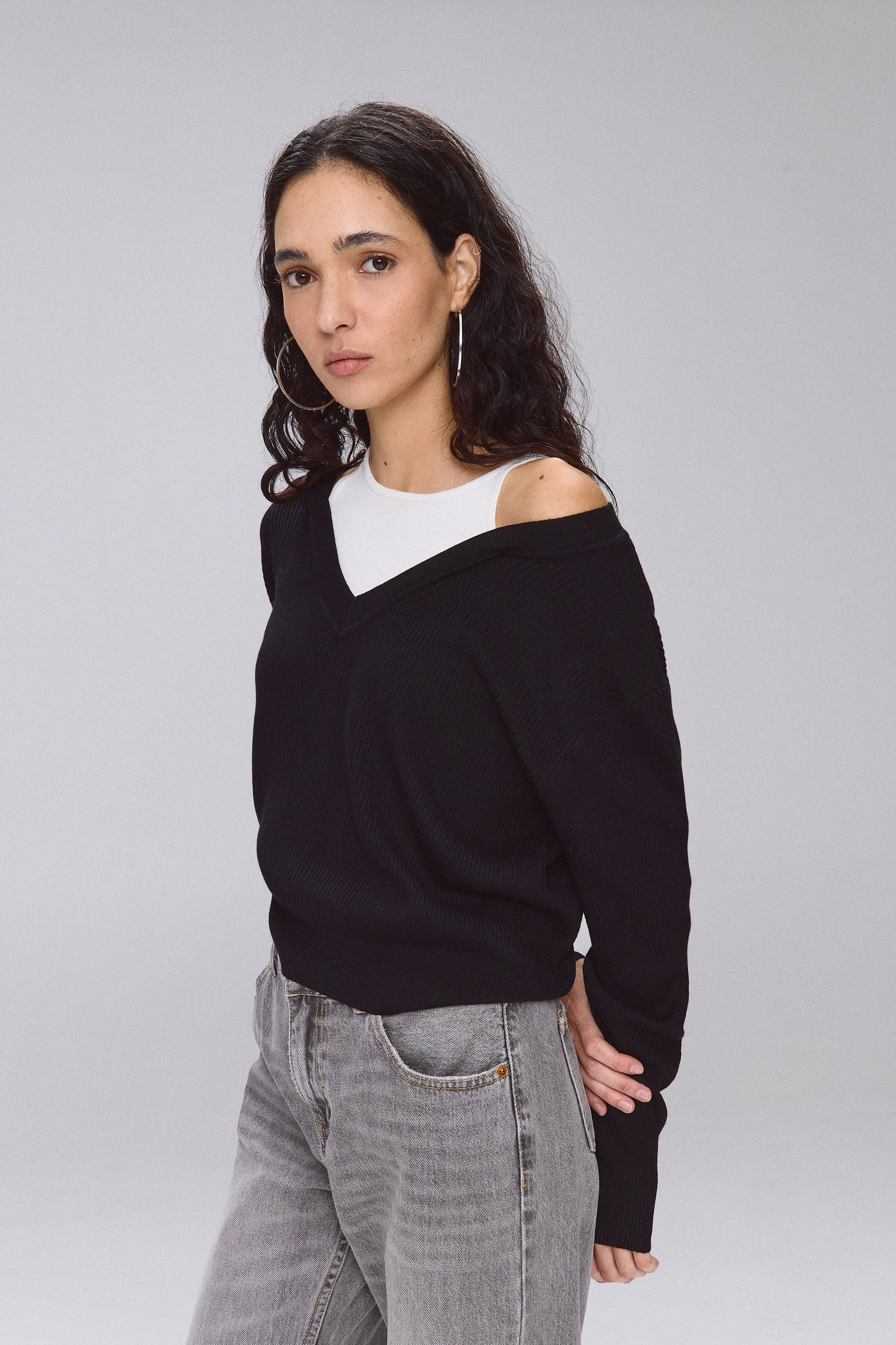 סריג שילוב גופיה