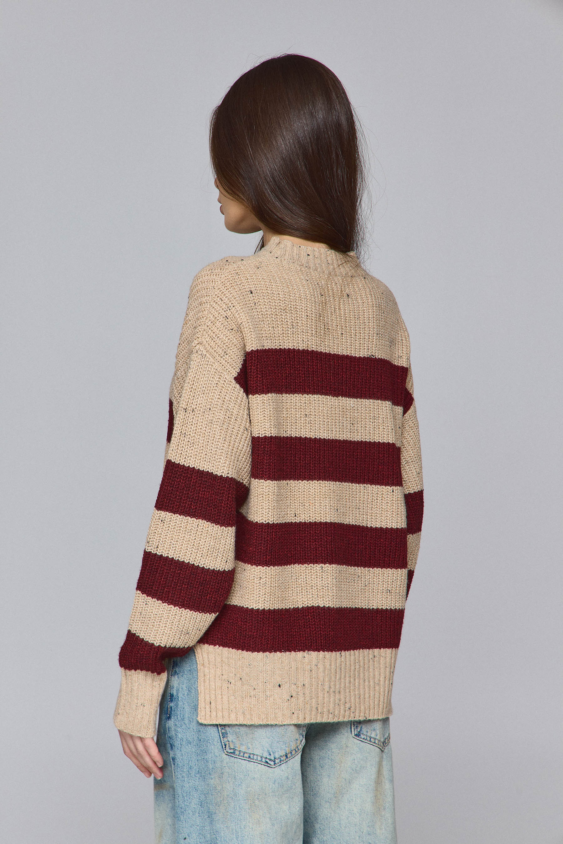 סריג פסים חוט מתחלף