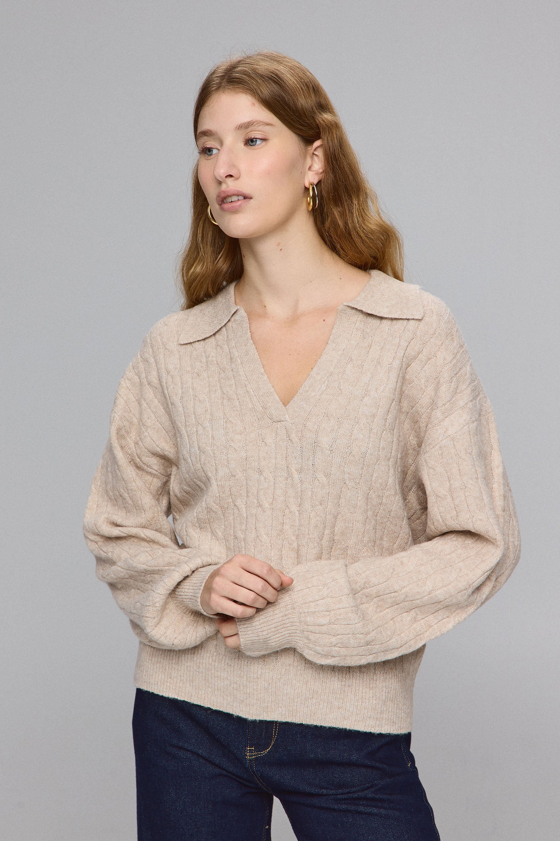 סריג פולו צמות