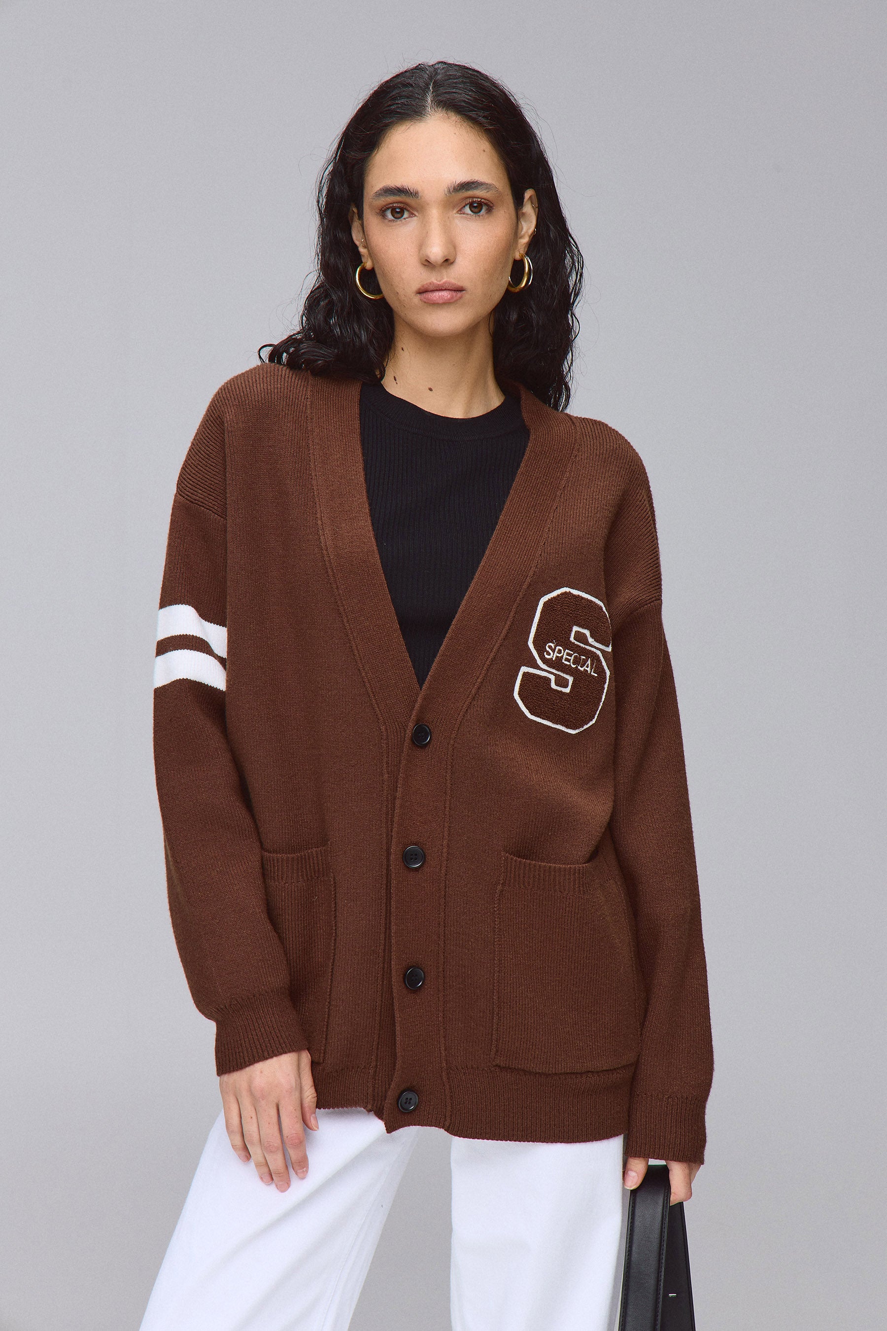 קרדיגן אוברסייז עם פאץ'