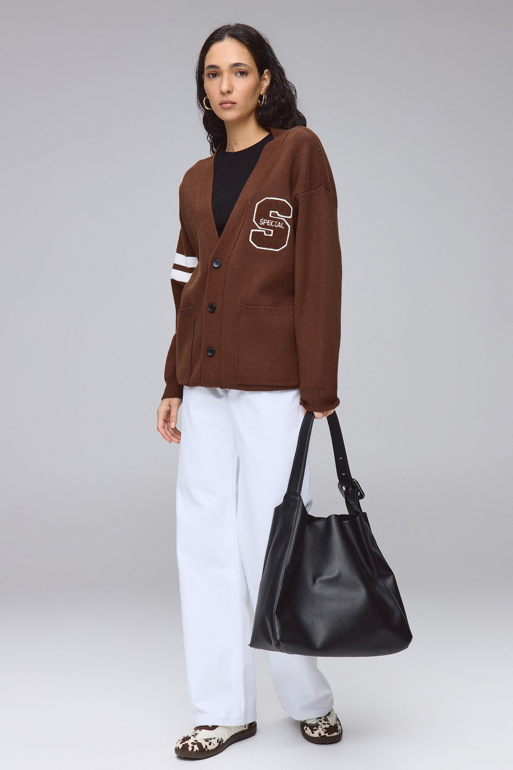 קרדיגן אוברסייז עם פאץ'