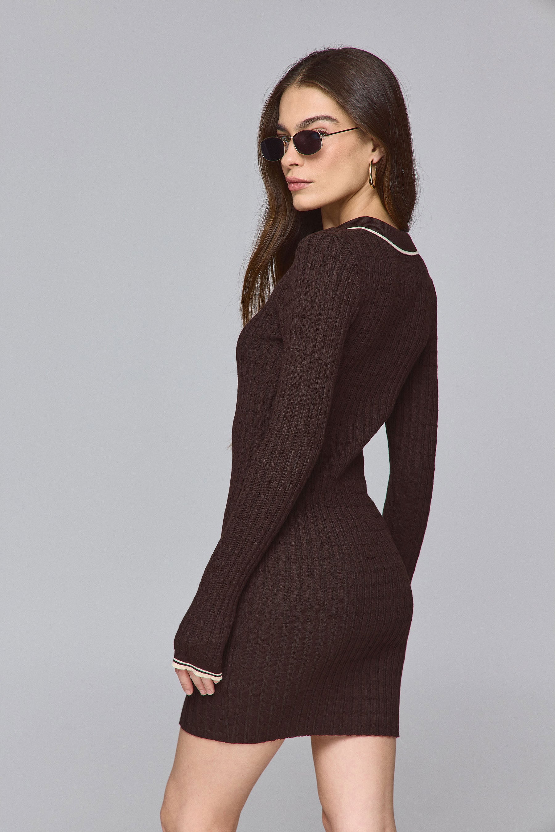 שמלה סרוגה פולו